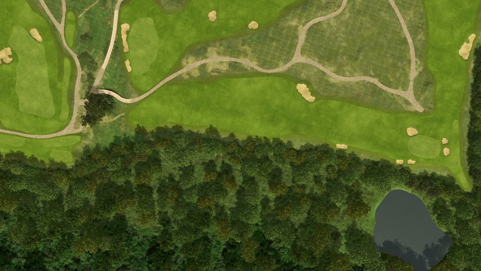 Hole 13 at Trinity Forest Golf Club