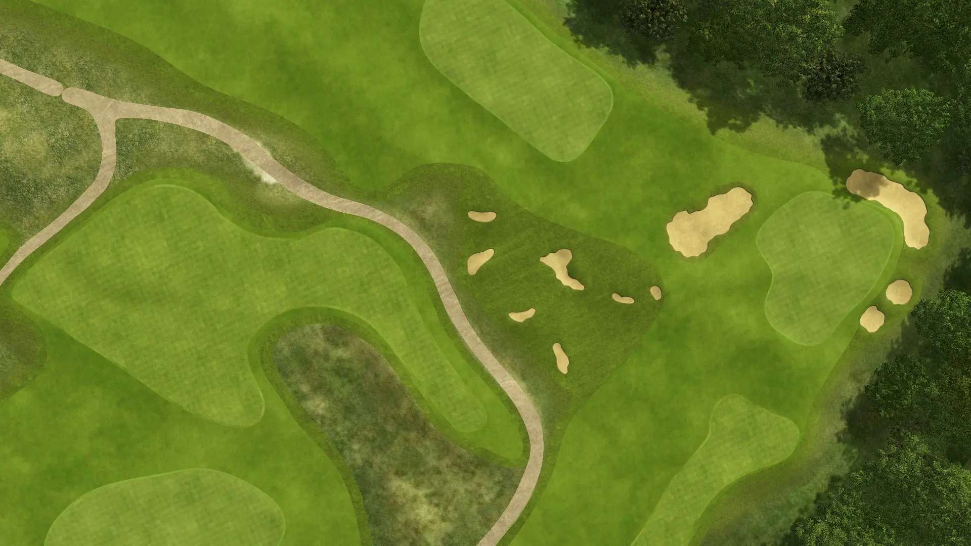 Hole 17 at Trinity Forest Golf Club