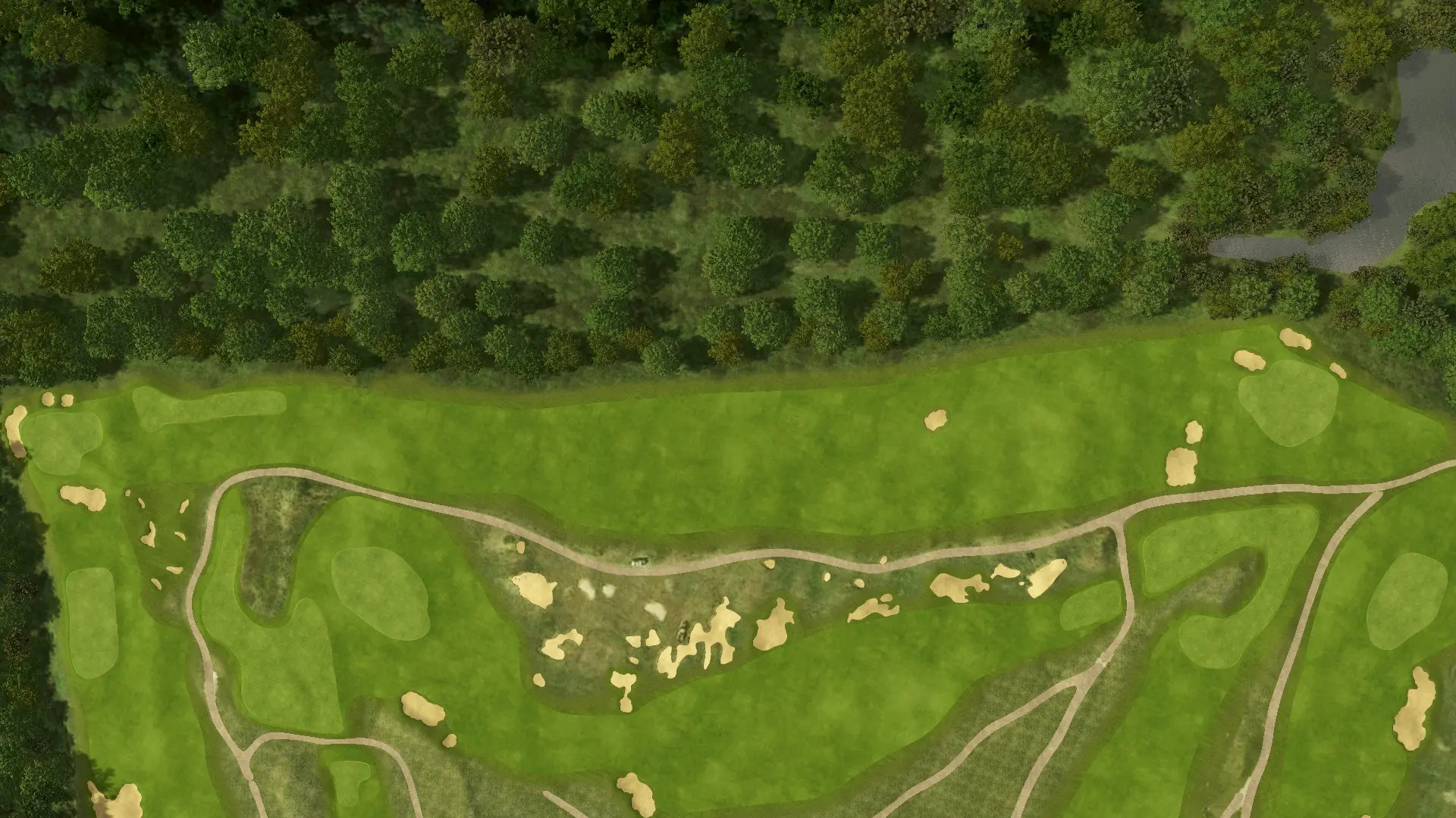 Hole 18 at Trinity Forest Golf Club