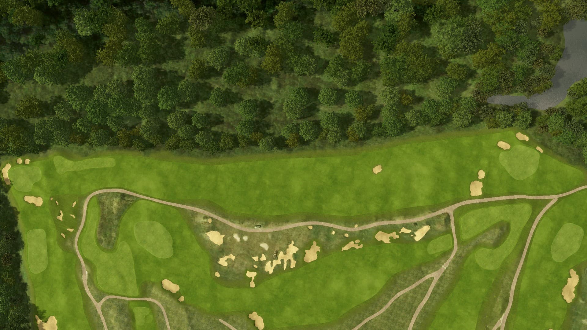 Hole 18 at Trinity Forest Golf Club