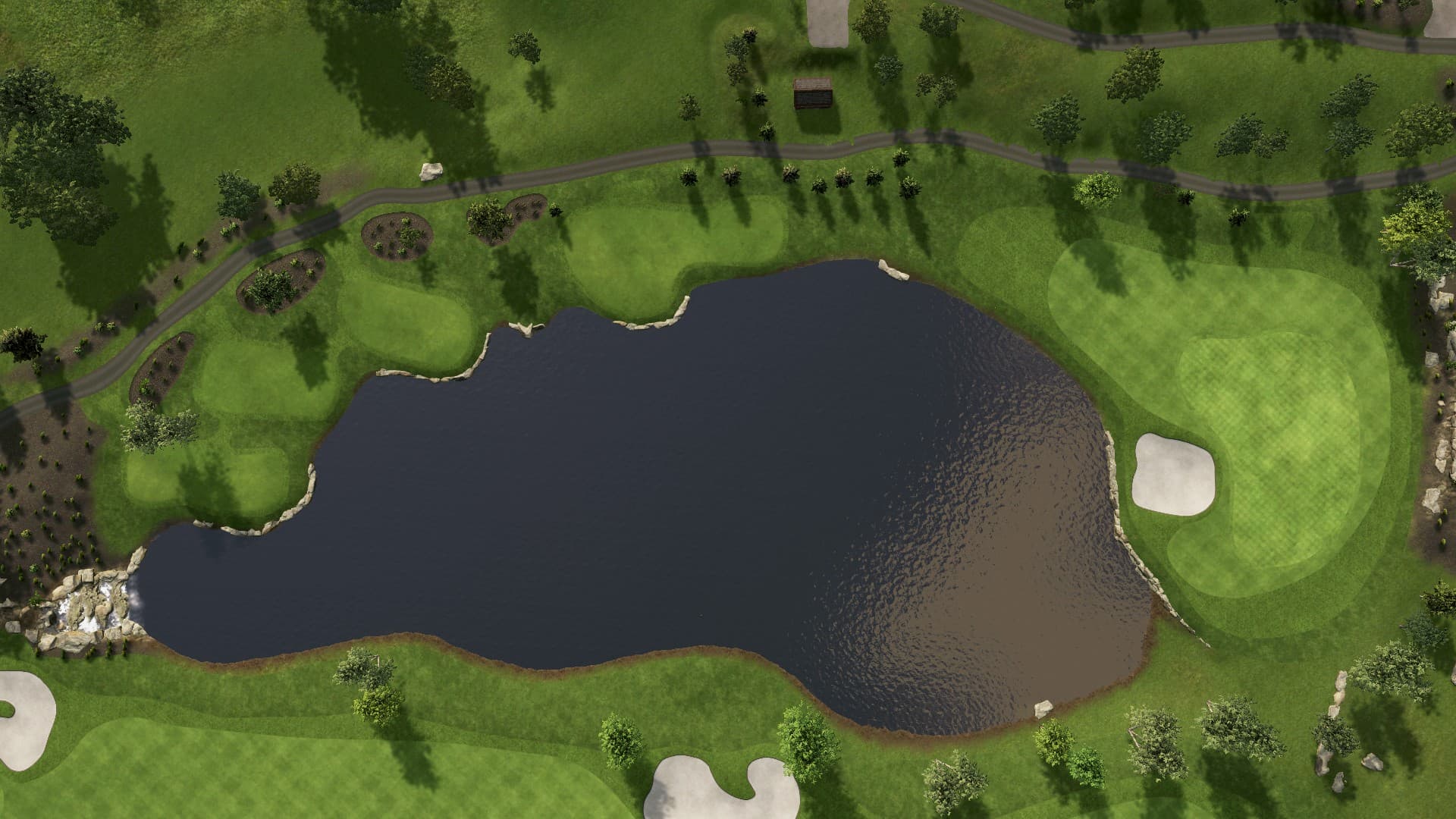 Hole 2 at Troubadour Golf and Field Club