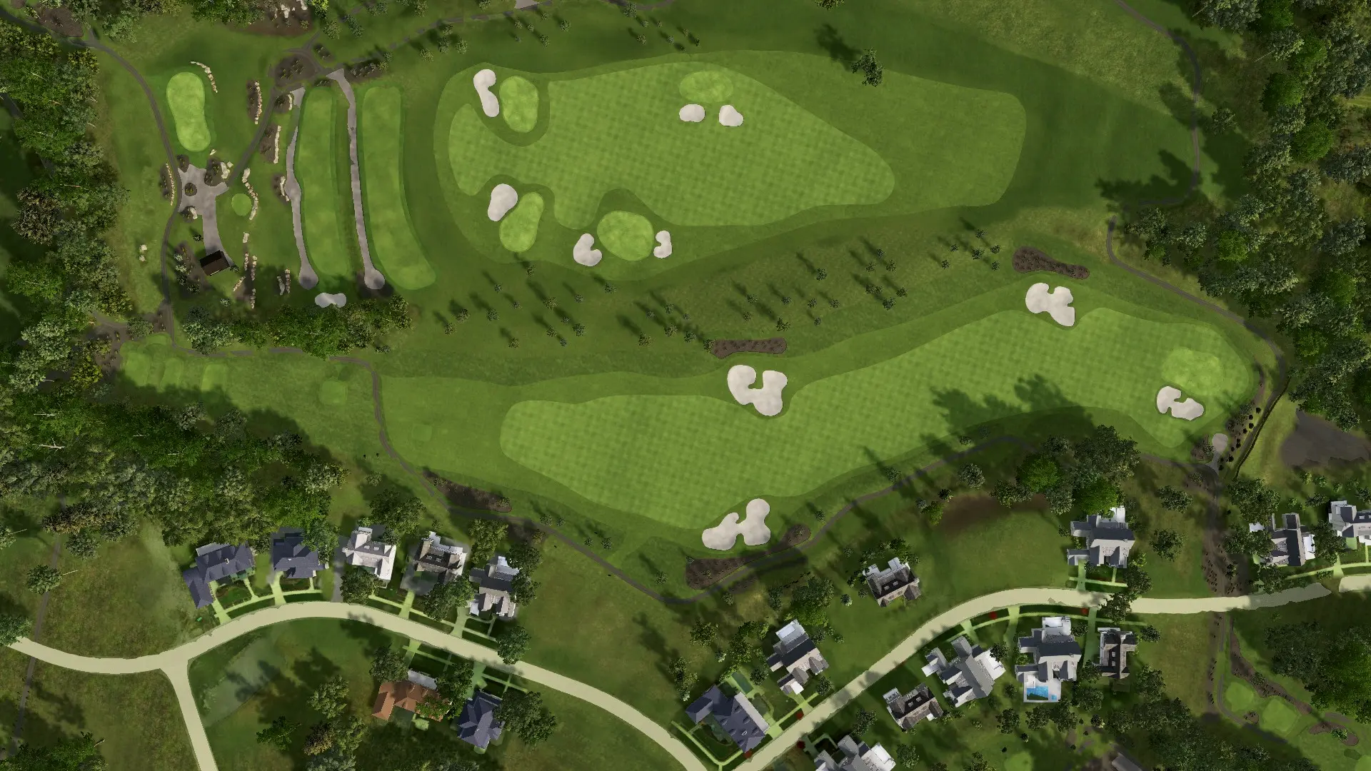 Hole 3 at Troubadour Golf and Field Club