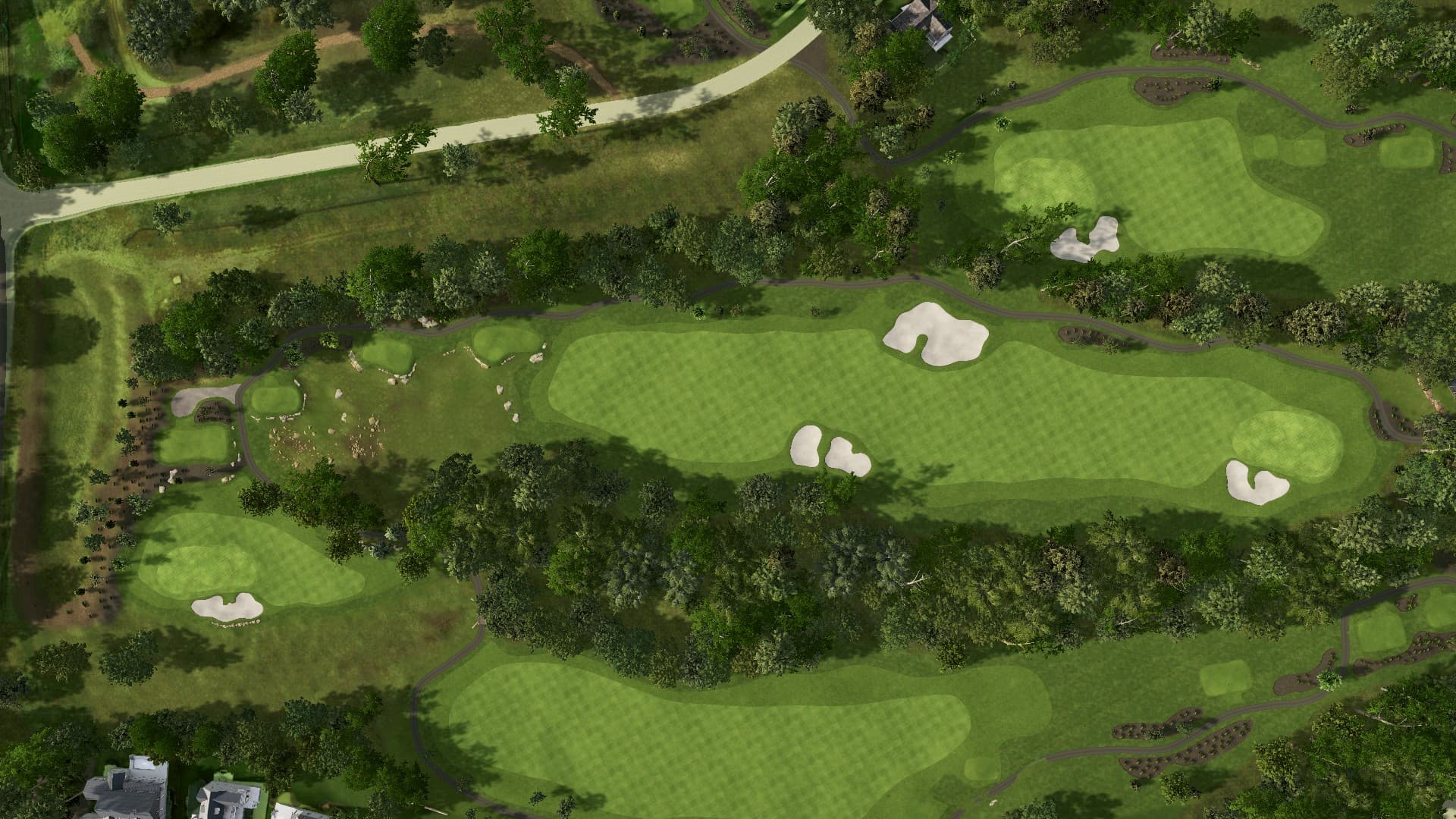 Hole 5 at Troubadour Golf and Field Club