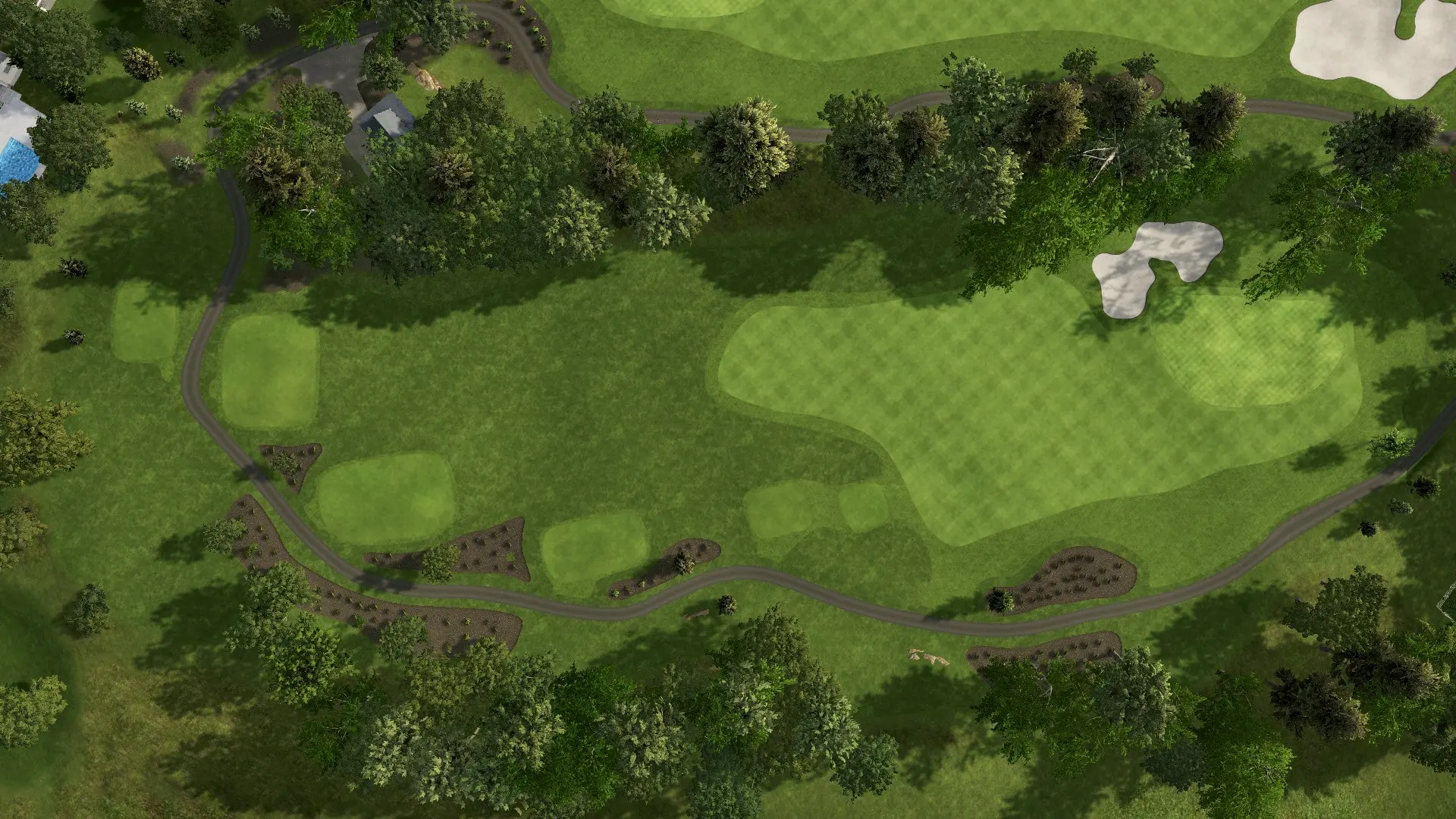 Hole 6 at Troubadour Golf and Field Club