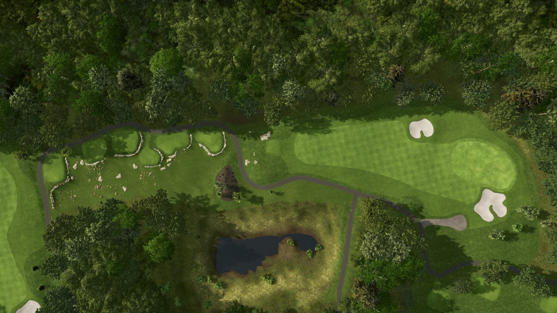 Hole 8 at Troubadour Golf and Field Club