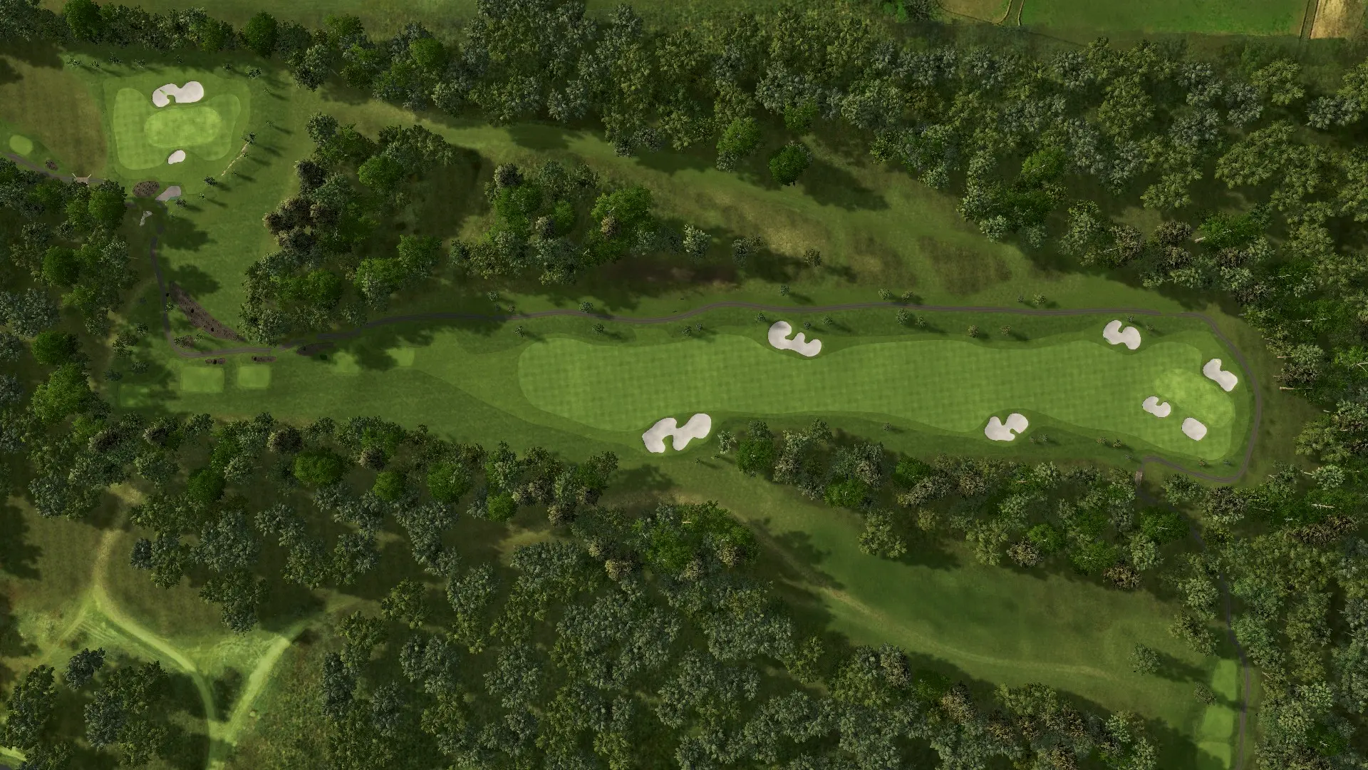 Hole 12 at Troubadour Golf and Field Club