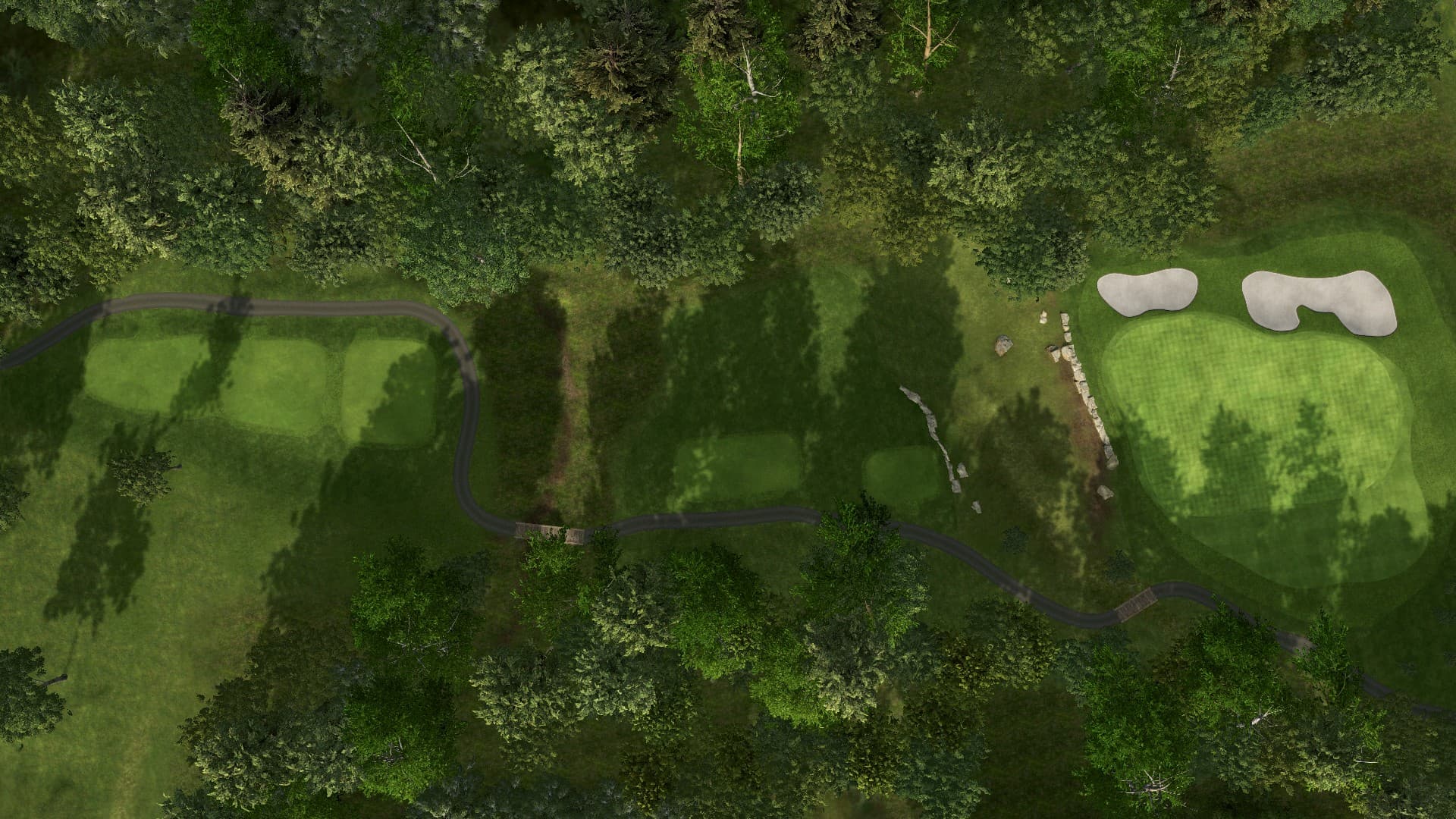 Hole 13 at Troubadour Golf and Field Club