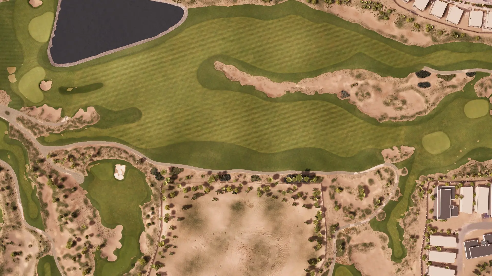 Hole 1 at Trump International Dubai