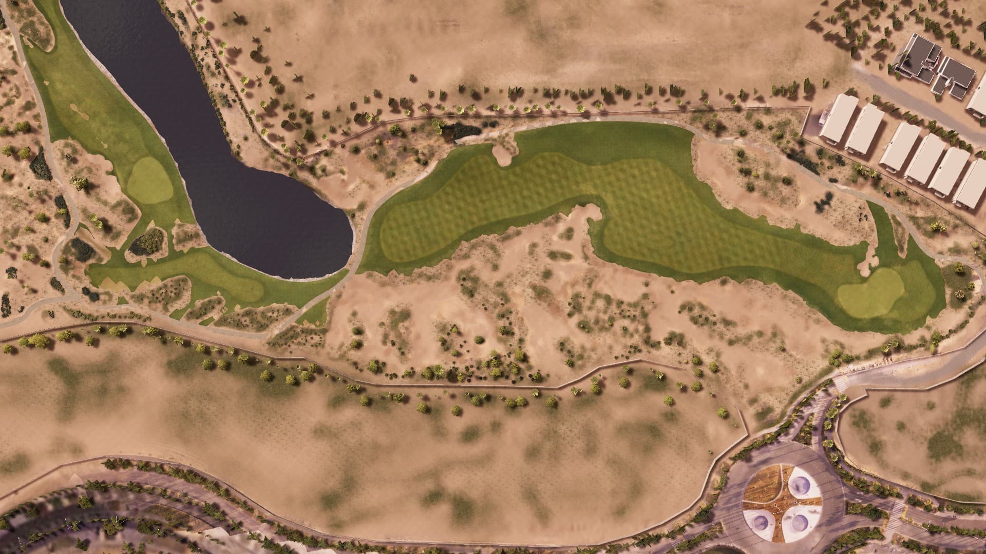 Hole 4 at Trump International Dubai