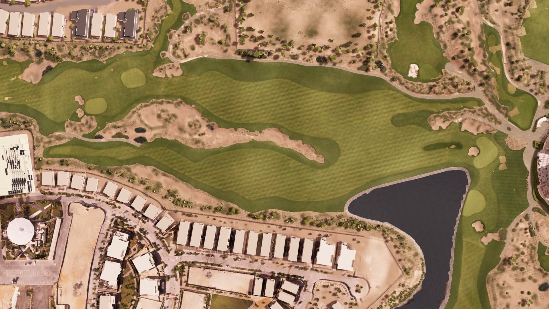 Hole 9 at Trump International Dubai