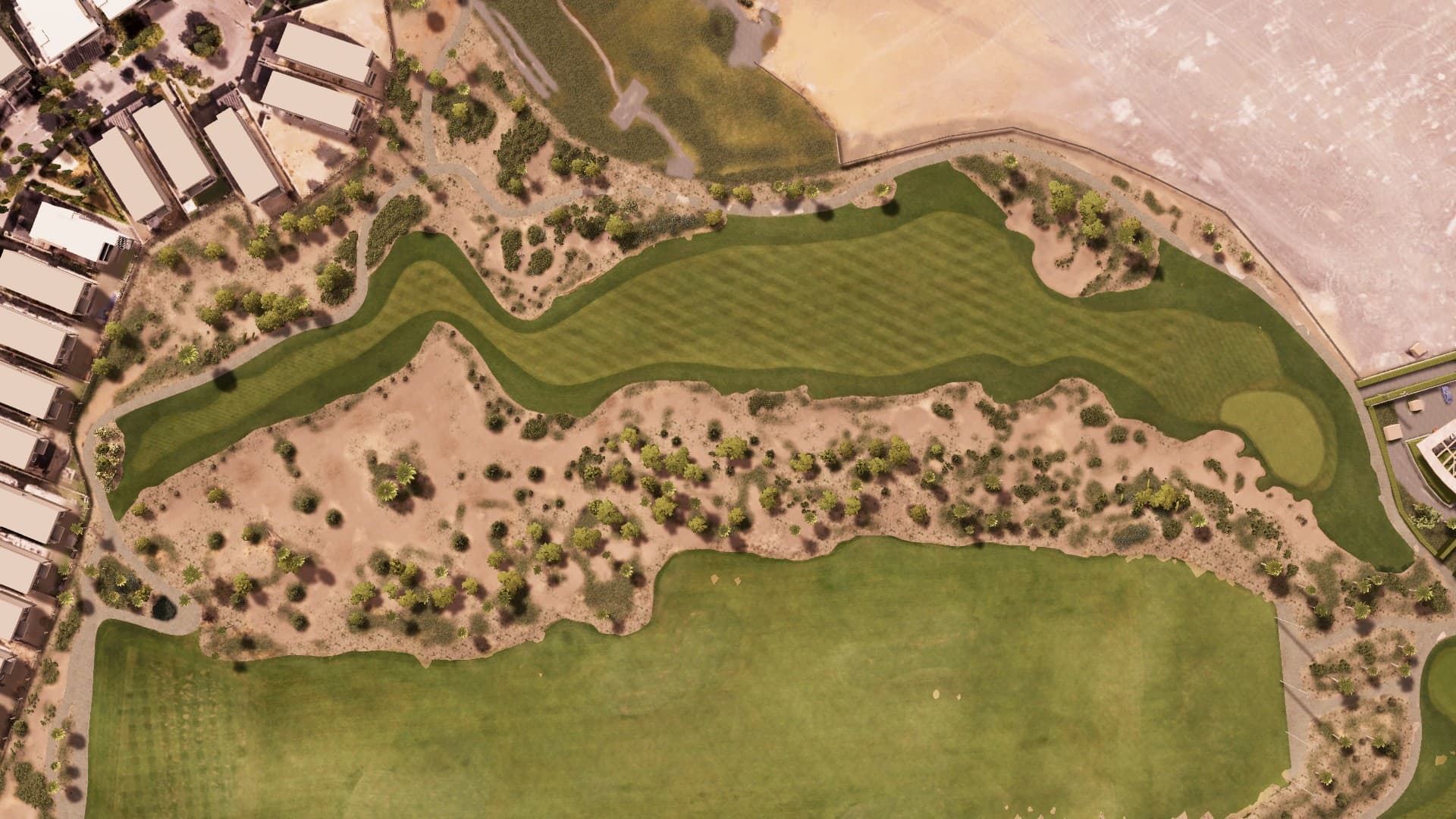 Hole 11 at Trump International Dubai