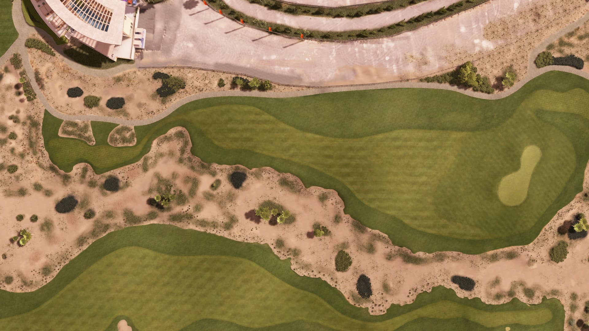 Hole 12 at Trump International Dubai