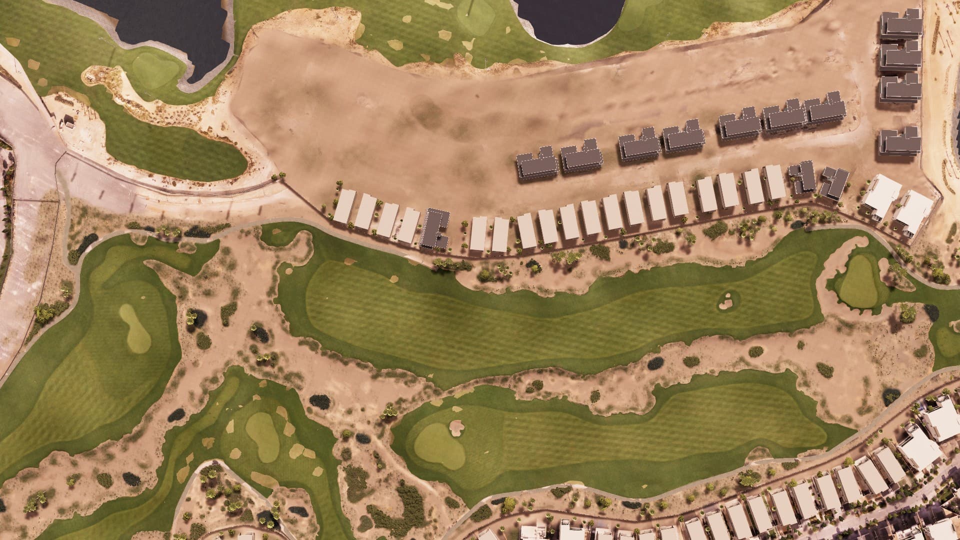 Hole 13 at Trump International Dubai