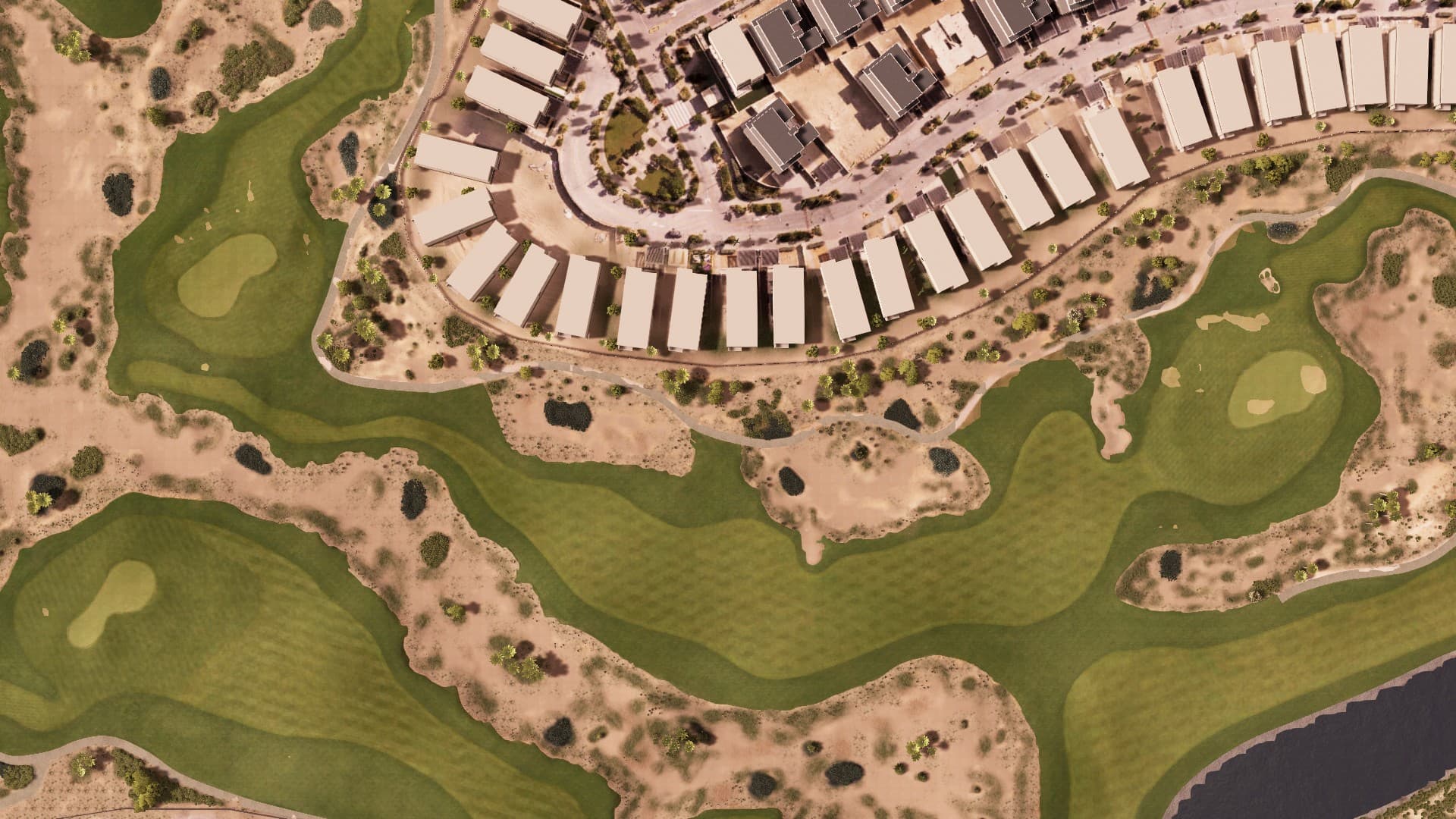 Hole 16 at Trump International Dubai