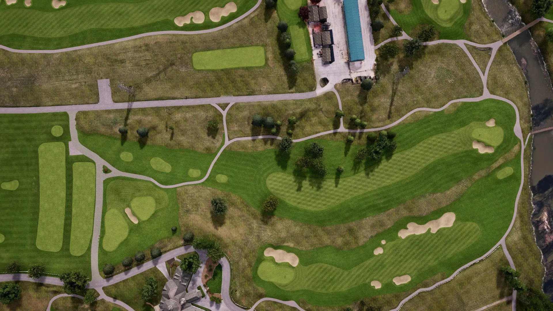 Hole 1 at Valhalla Golf Club