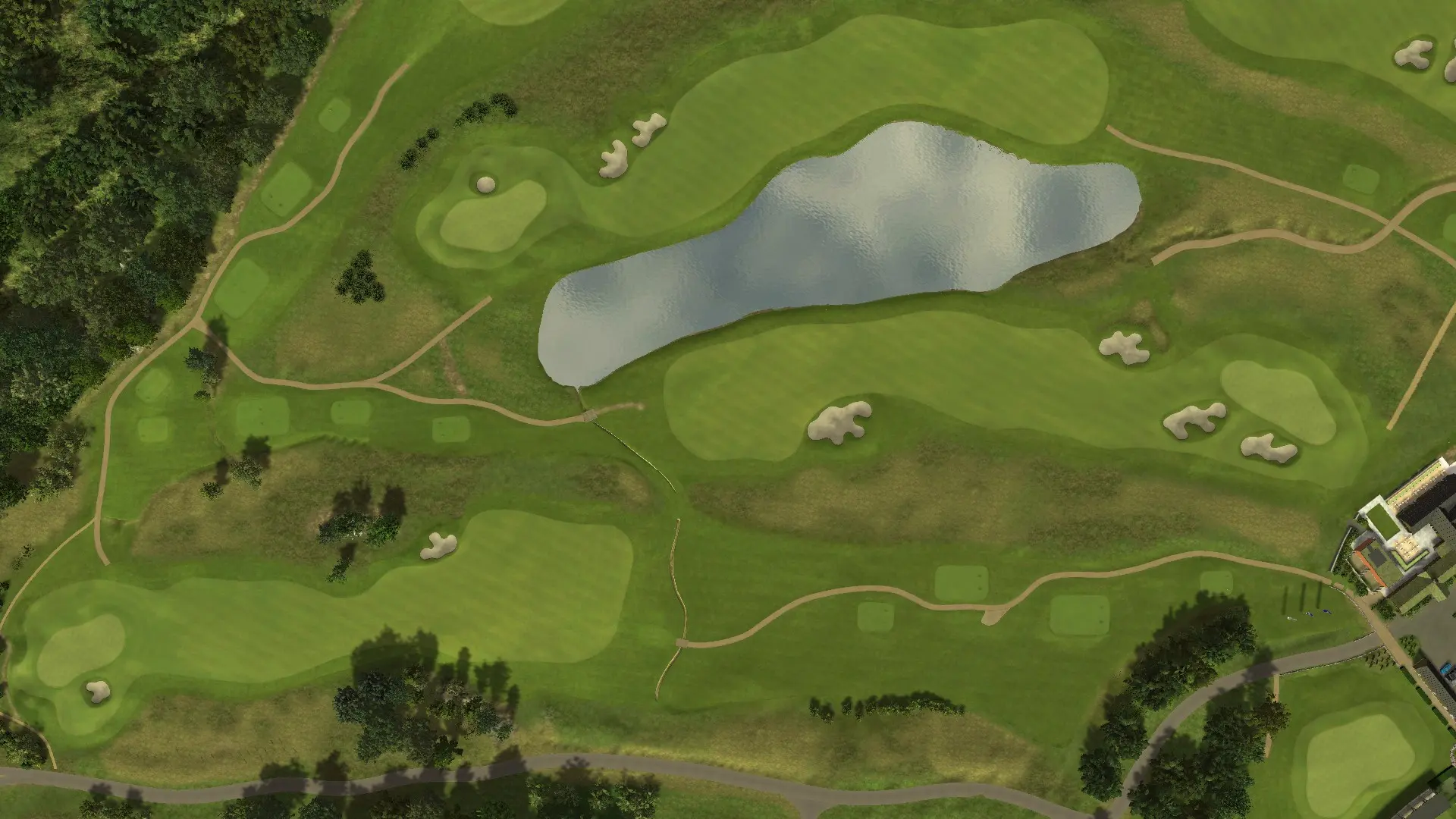 Hole 18 at Vallda Golf & Country Club