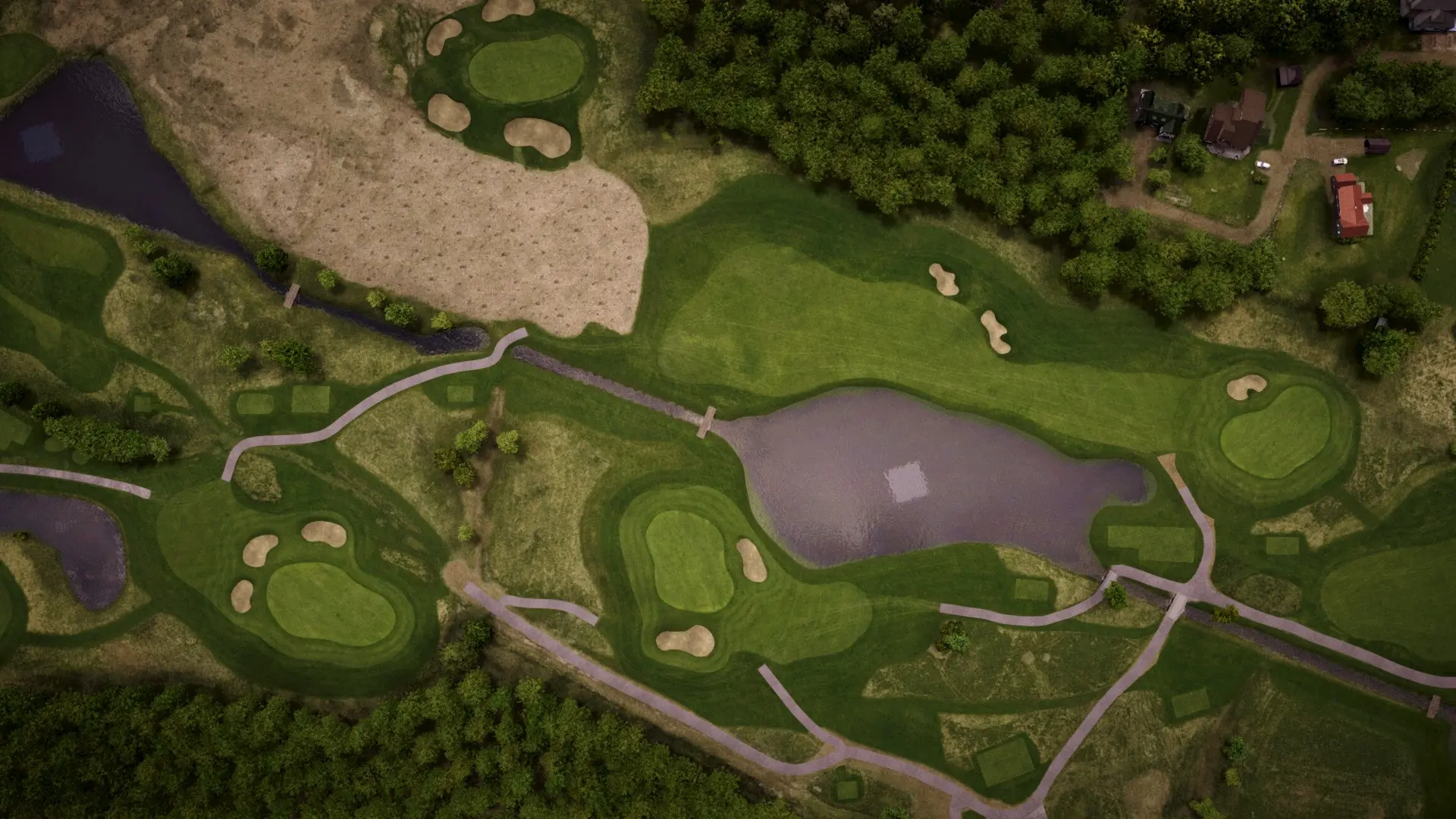 Hole 9 at Varbergs GK