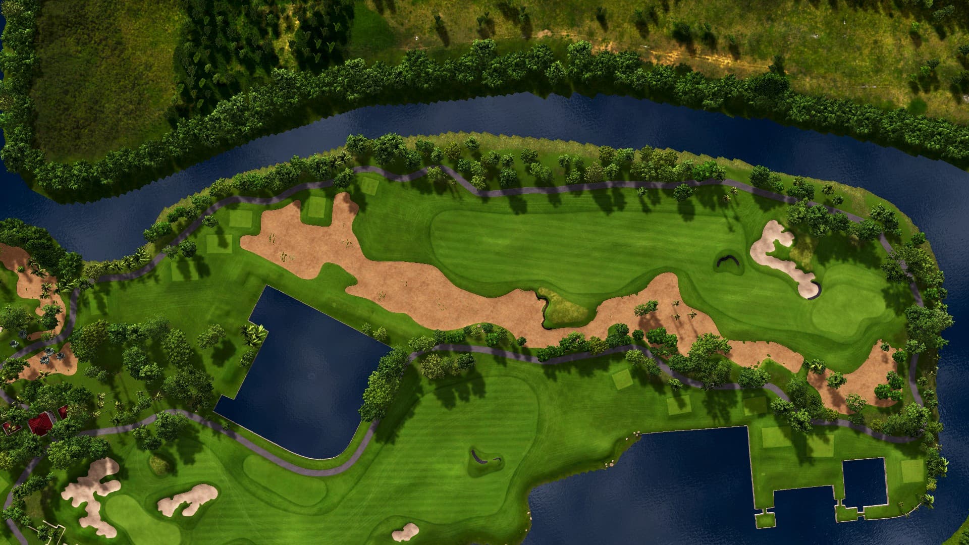 Hole 2 at Vattanac Golf Resort - East Course