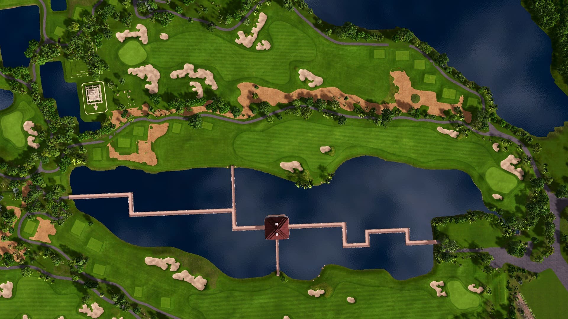 Hole 9 at Vattanac Golf Resort - East Course