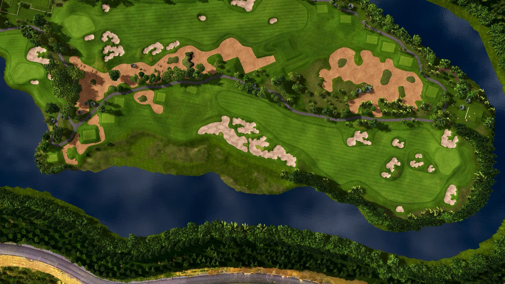 Hole 13 at Vattanac Golf Resort - East Course