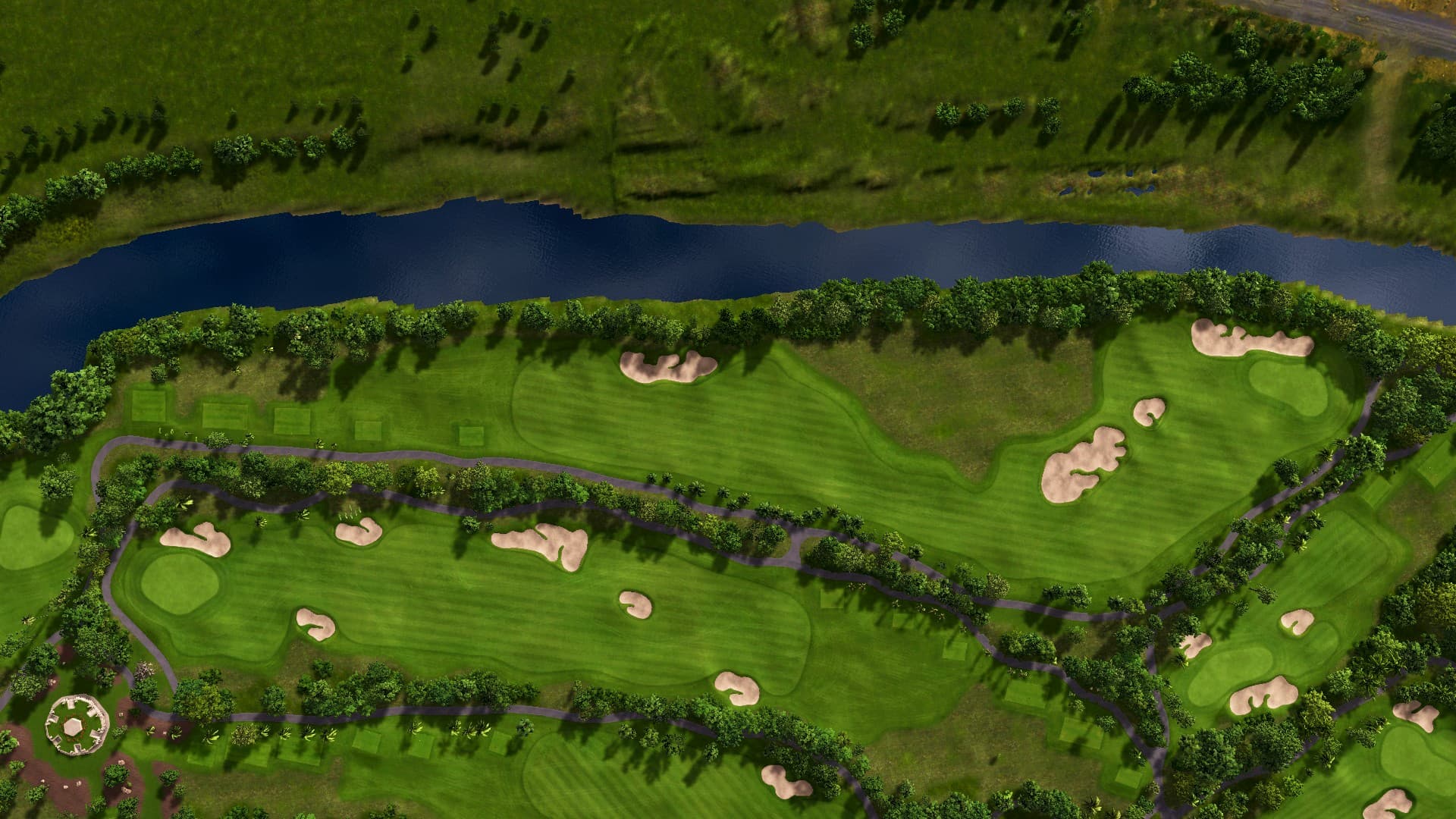 Hole 2 at Vattanac Golf Resort - West Course