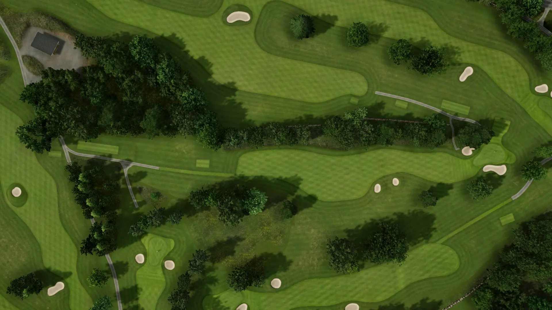Hole 15 at Växjö Golfklubb