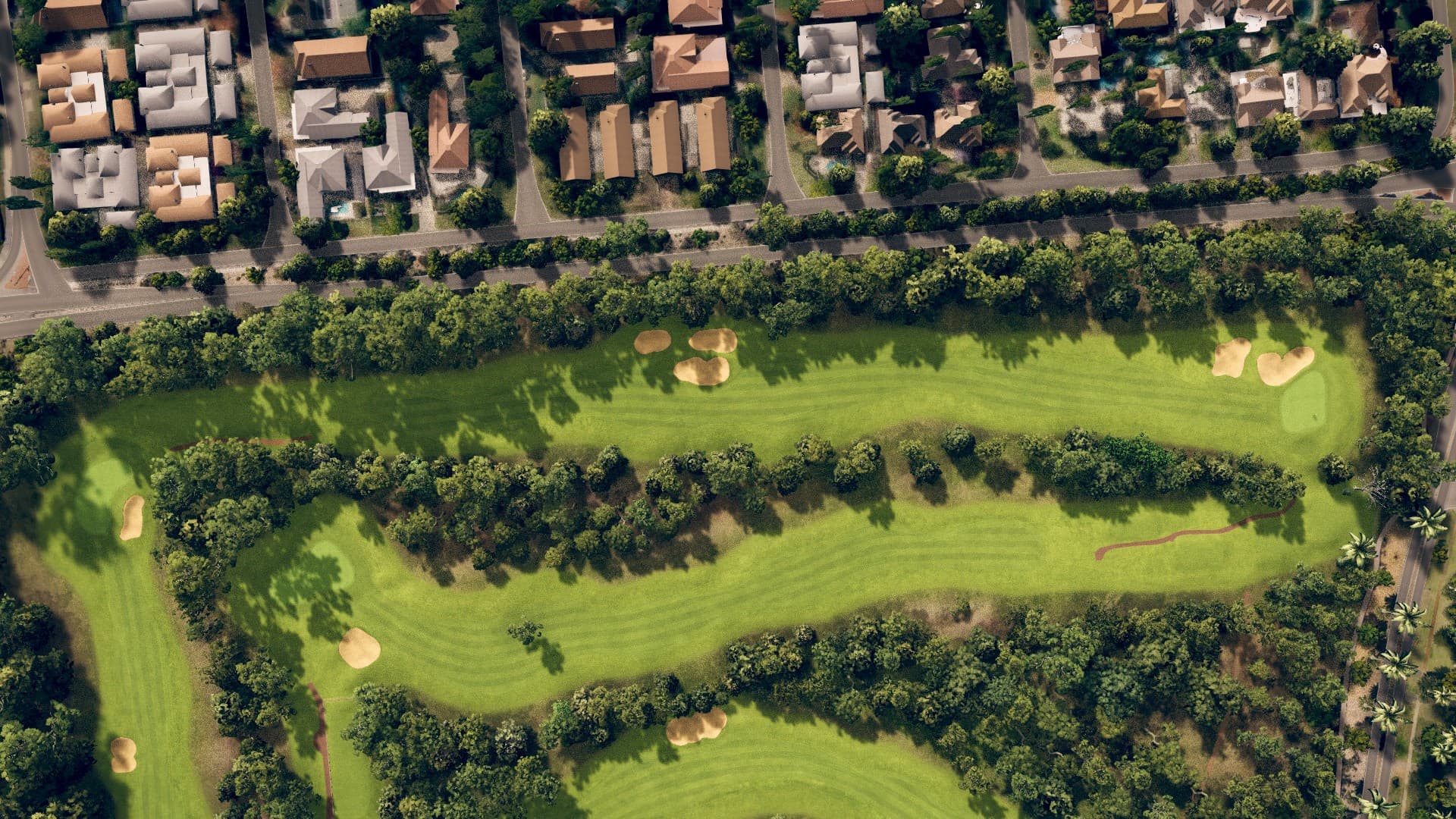 Hole 4 at Wembley GC