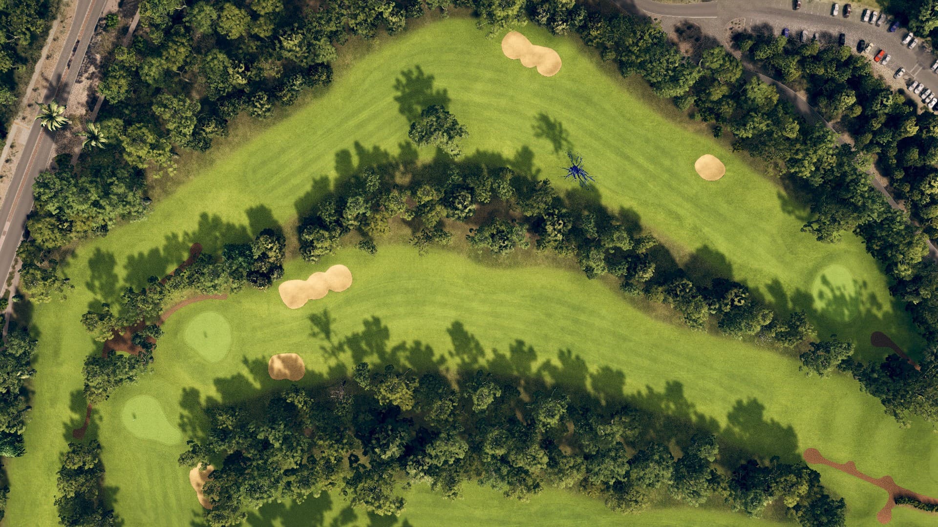 Hole 18 at Wembley GC
