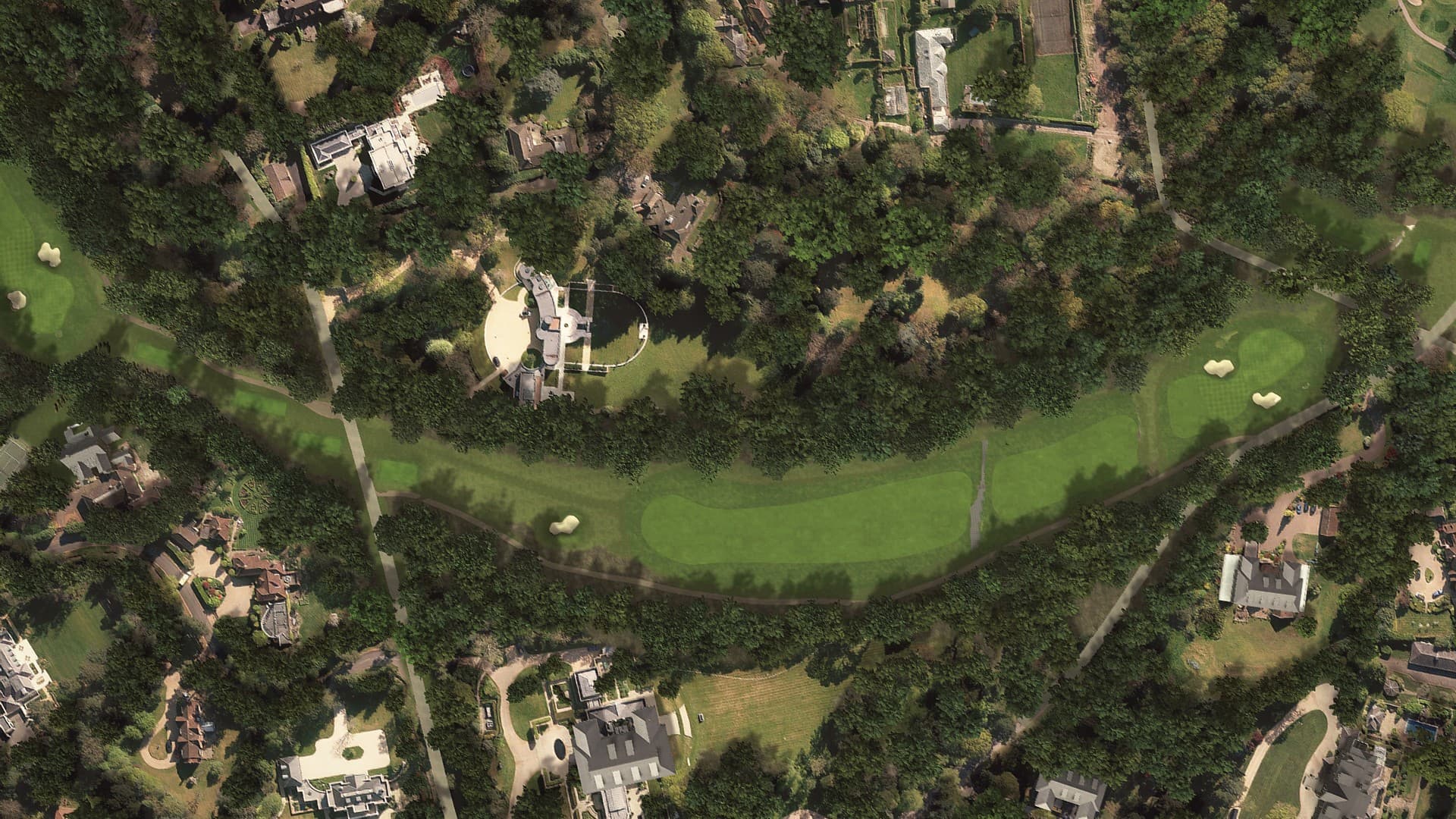 Hole 4 at Wentworth West Course