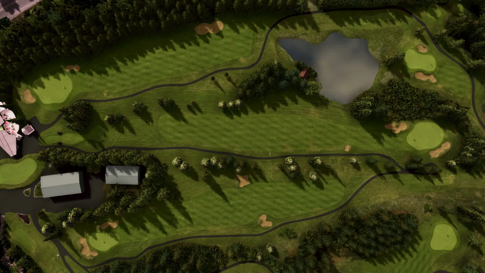 Hole 1 at Whistler Golf Club