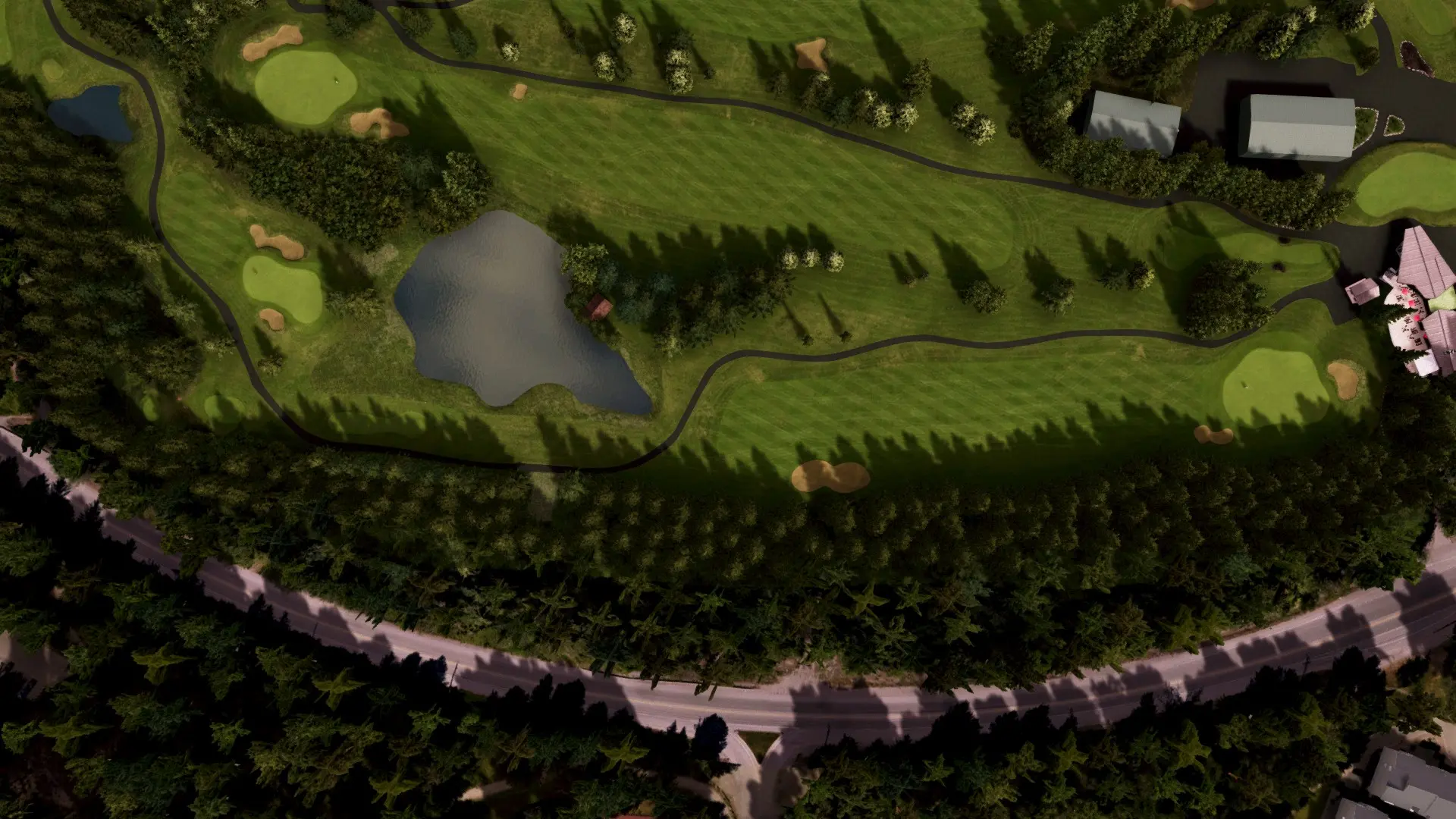 Hole 18 at Whistler Golf Club