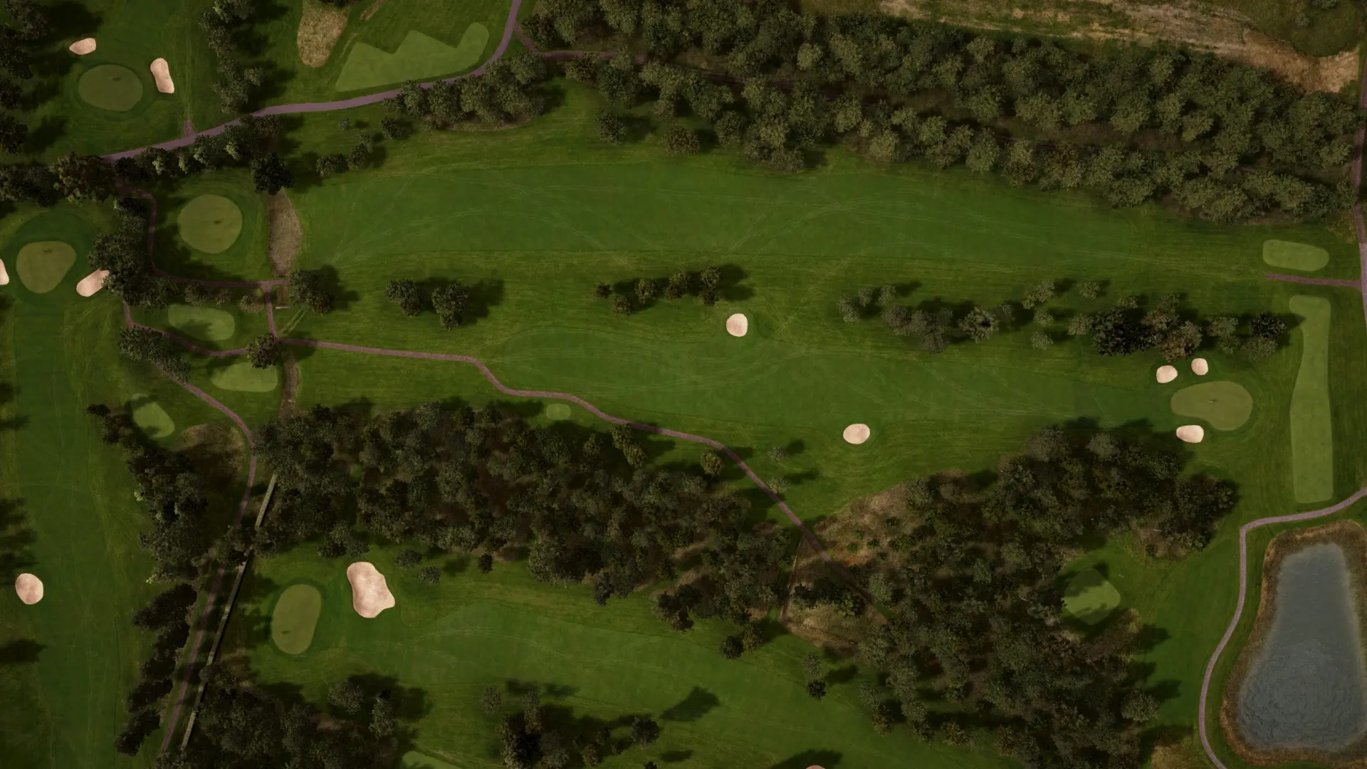 Hole 2 at Wychwood GC