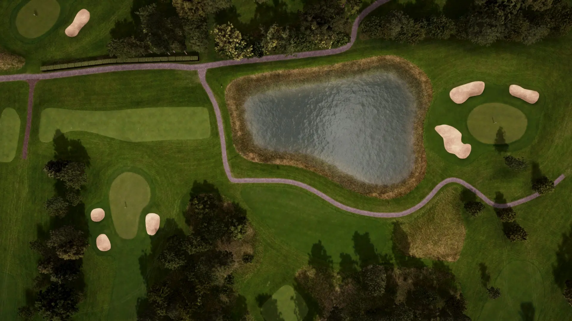 Hole 3 at Wychwood GC