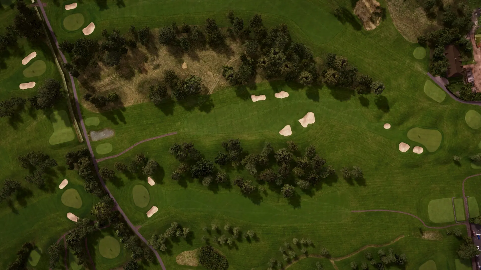Hole 9 at Wychwood GC
