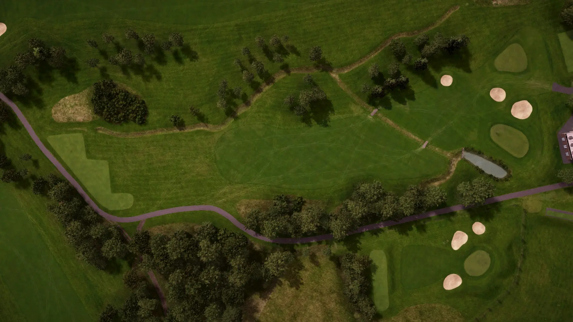 Hole 18 at Wychwood GC
