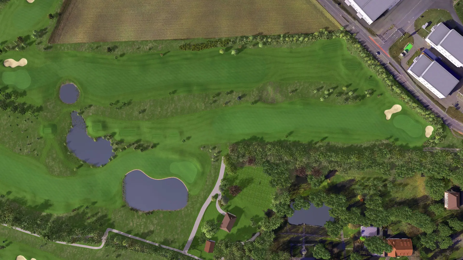 Hole 3 at Wylihof Golf Course Red/Yellow