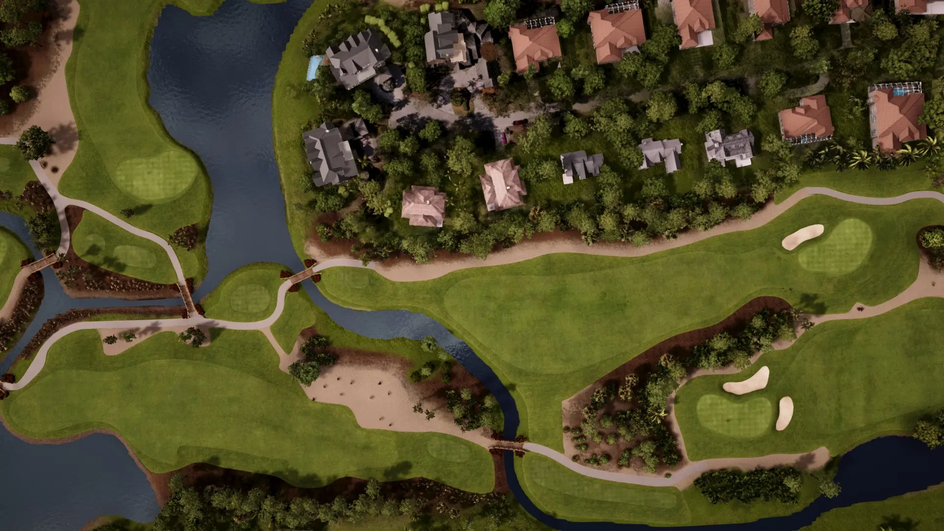 Hole 2 at Wyndemere Country Club - Gold/Green