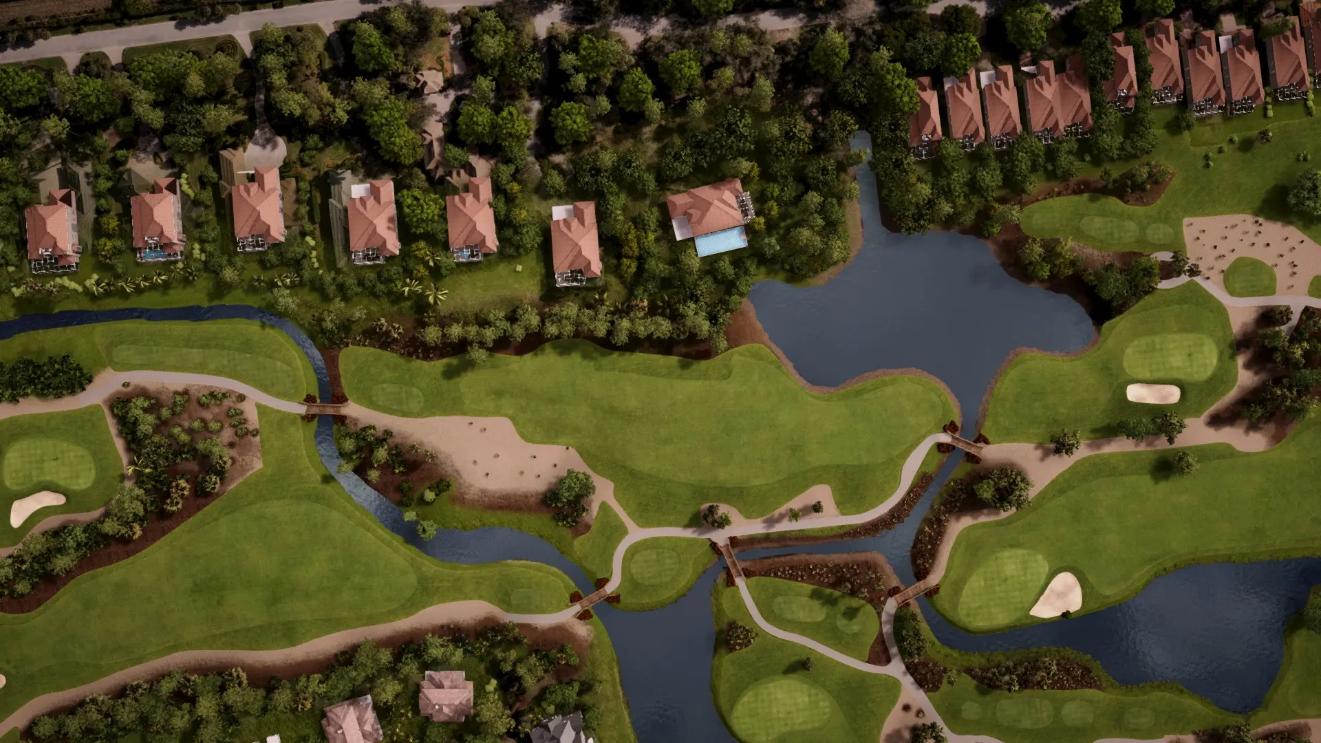 Hole 5 at Wyndemere Country Club - Gold/Green