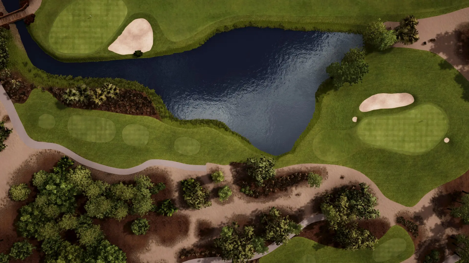 Hole 8 at Wyndemere Country Club - Gold/Green