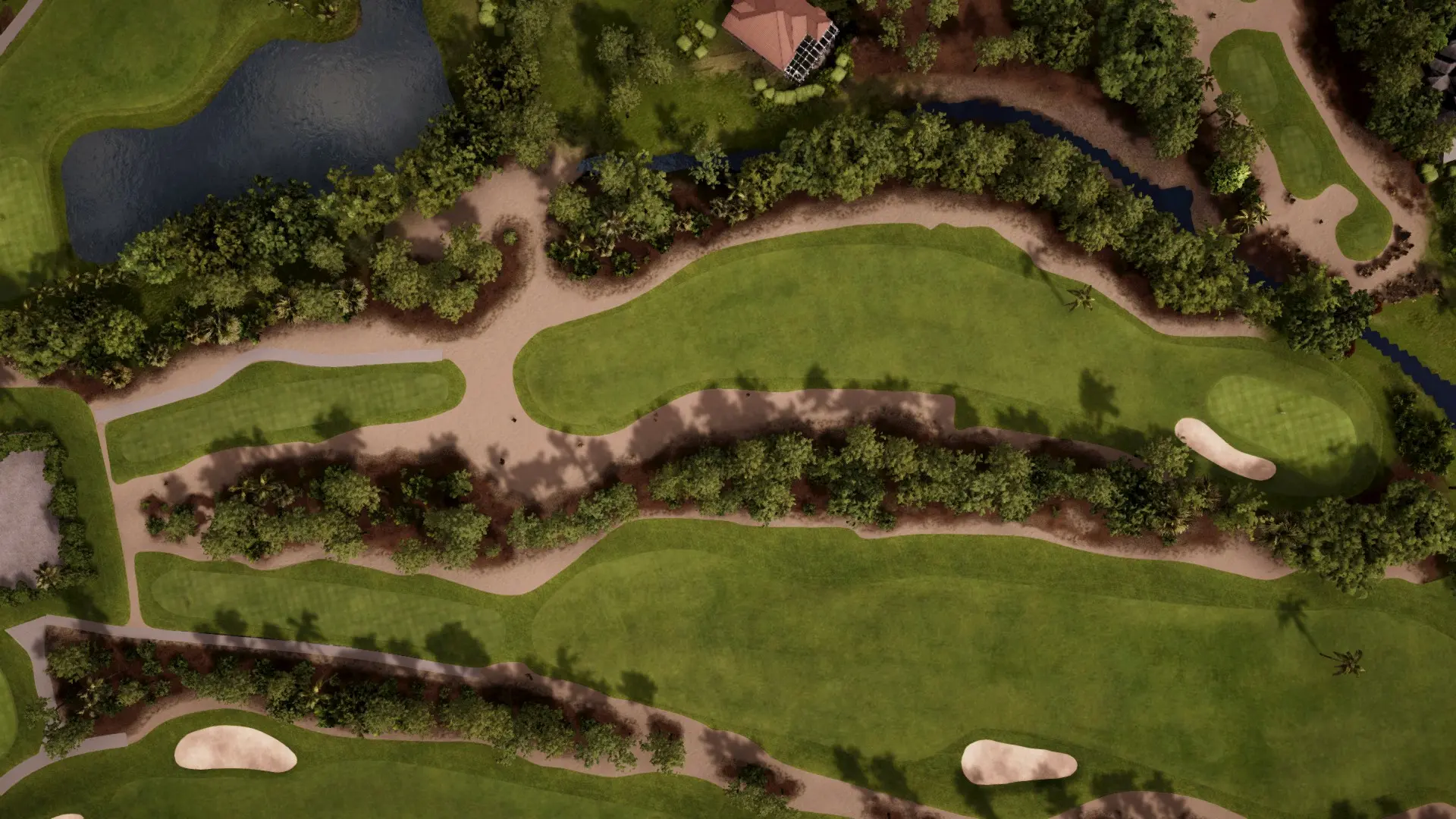Hole 1 at Wyndemere Country Club - White/Gold