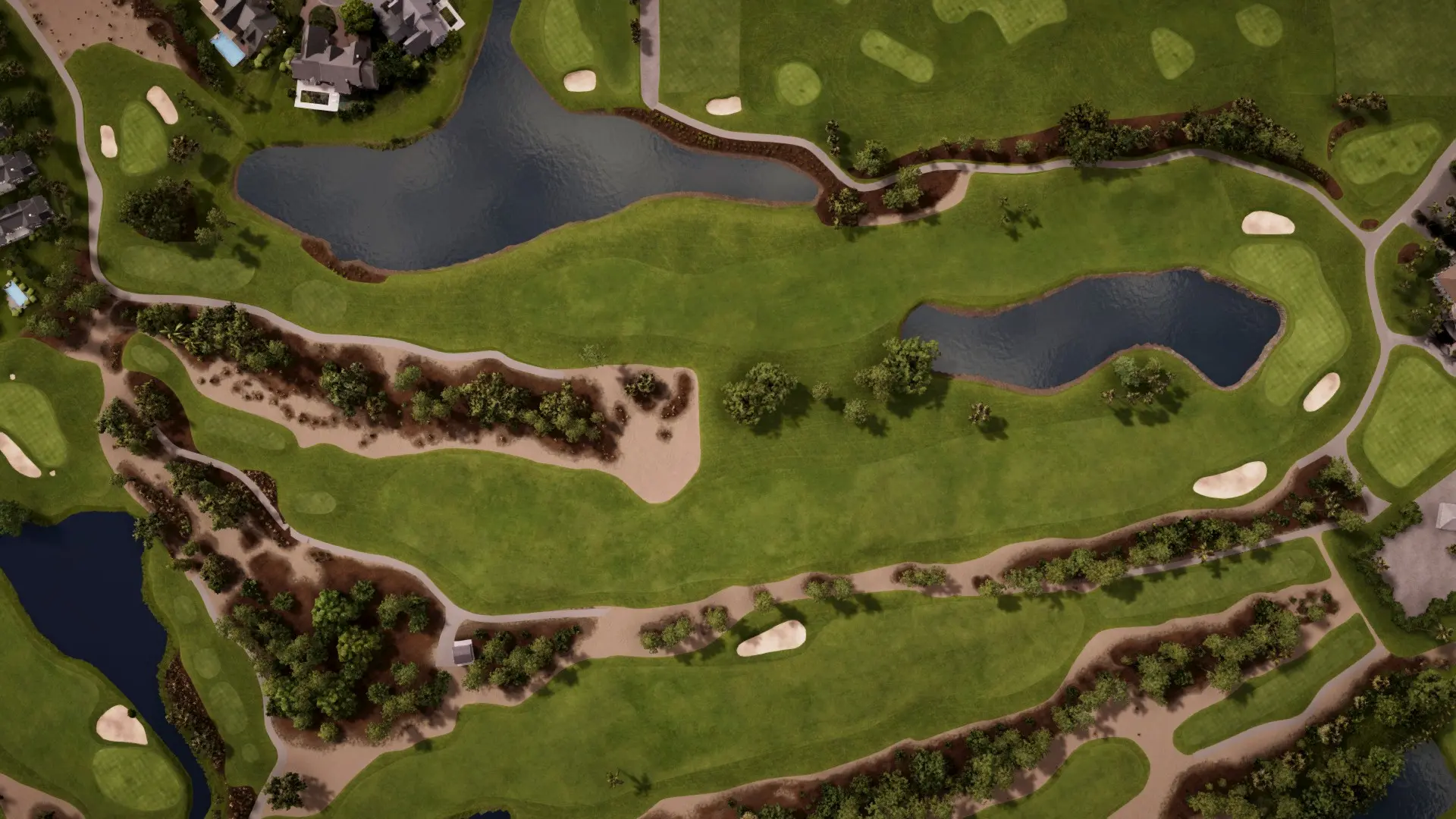 Hole 18 at Wyndemere Country Club - White/Gold