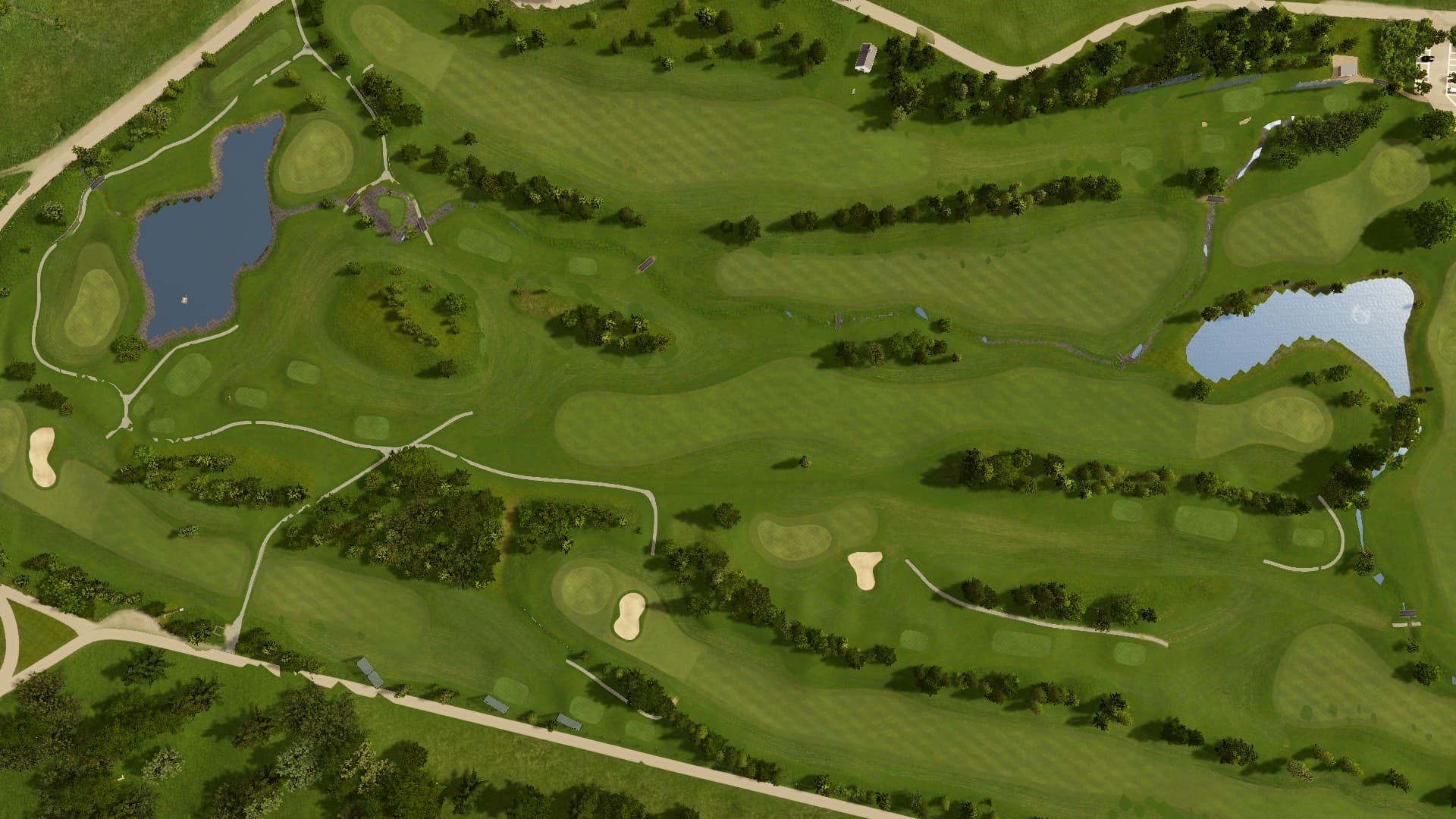 Hole 3 at Golf Ybrig