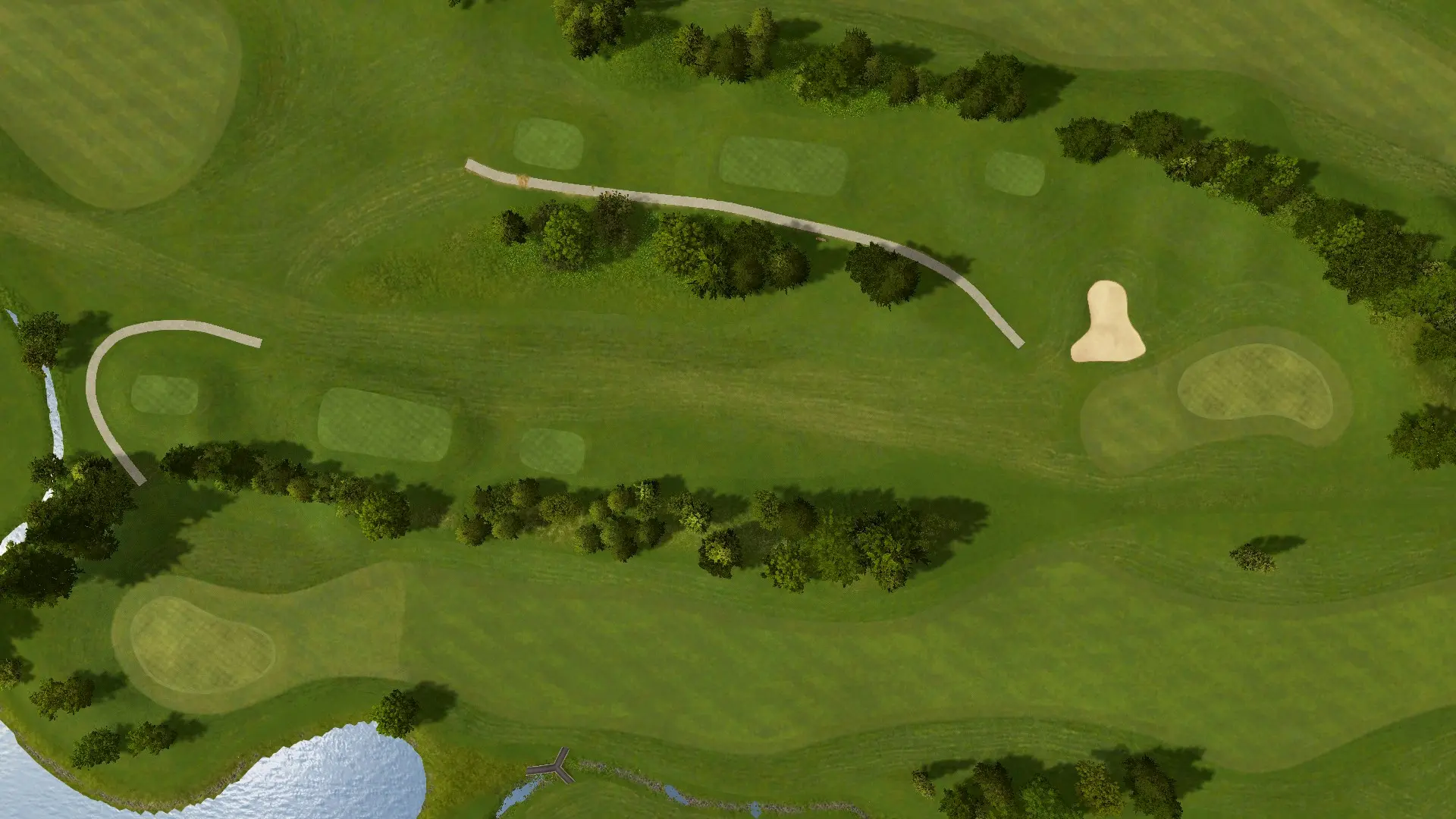 Hole 4 at Golf Ybrig