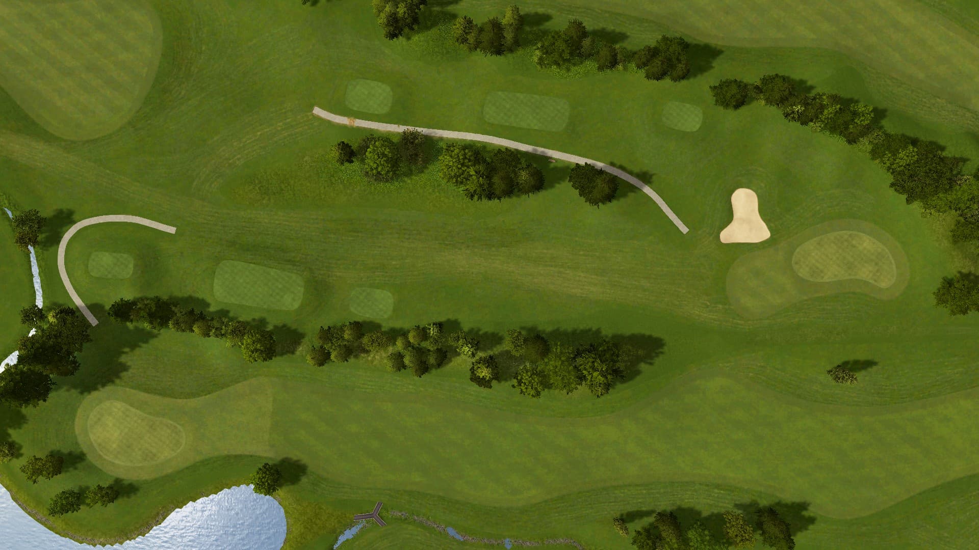 Hole 4 at Golf Ybrig