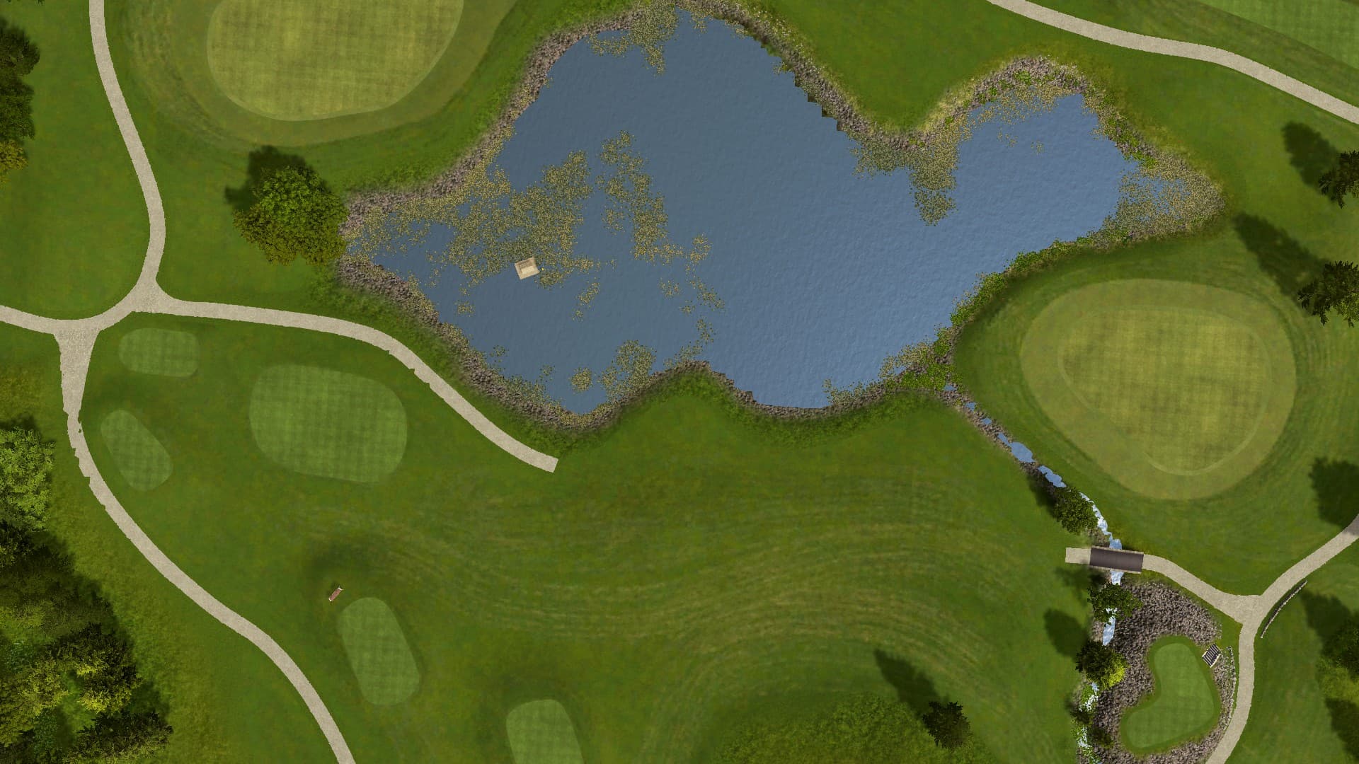 Hole 8 at Golf Ybrig