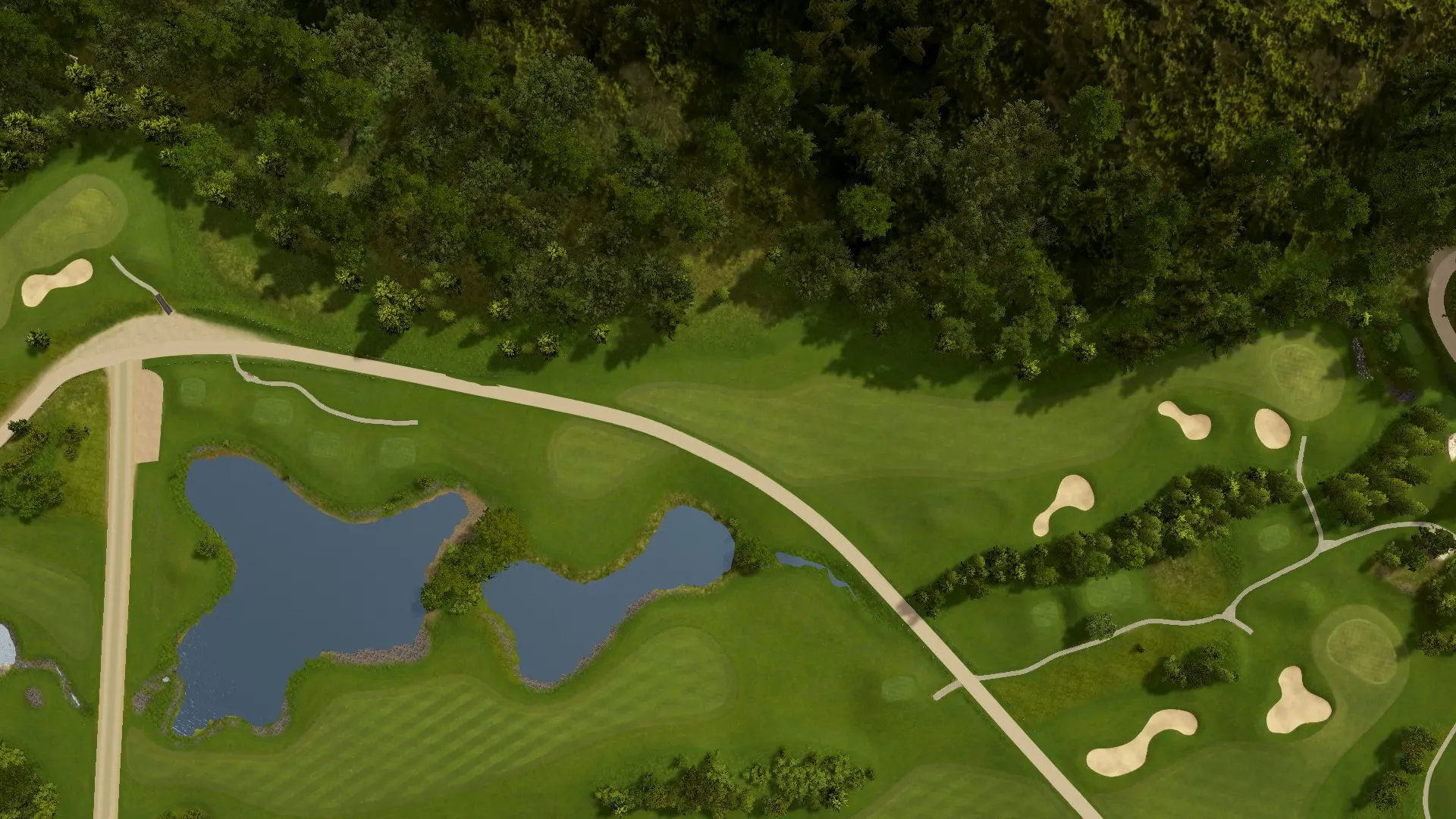 Hole 11 at Golf Ybrig