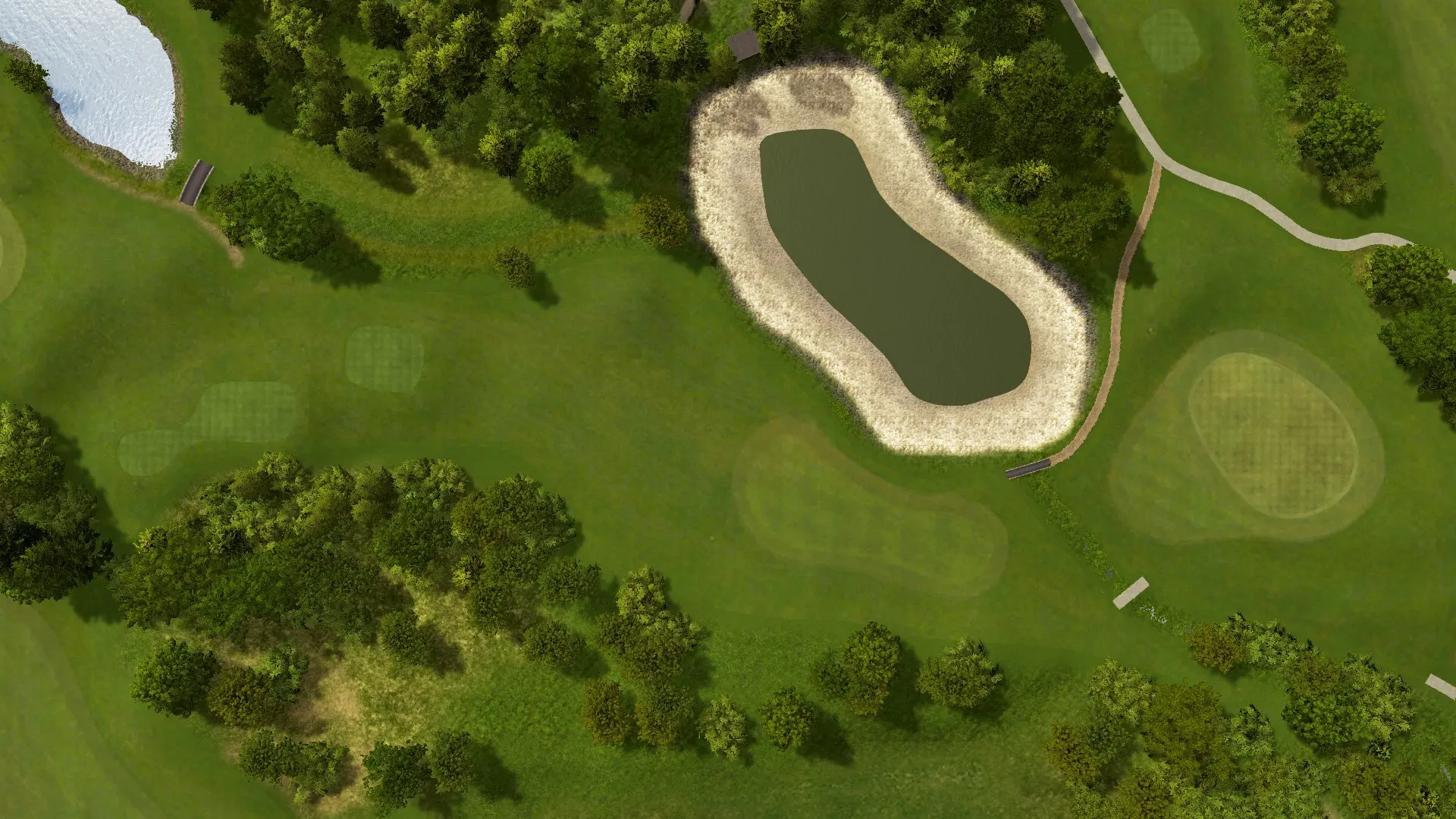 Hole 13 at Golf Ybrig