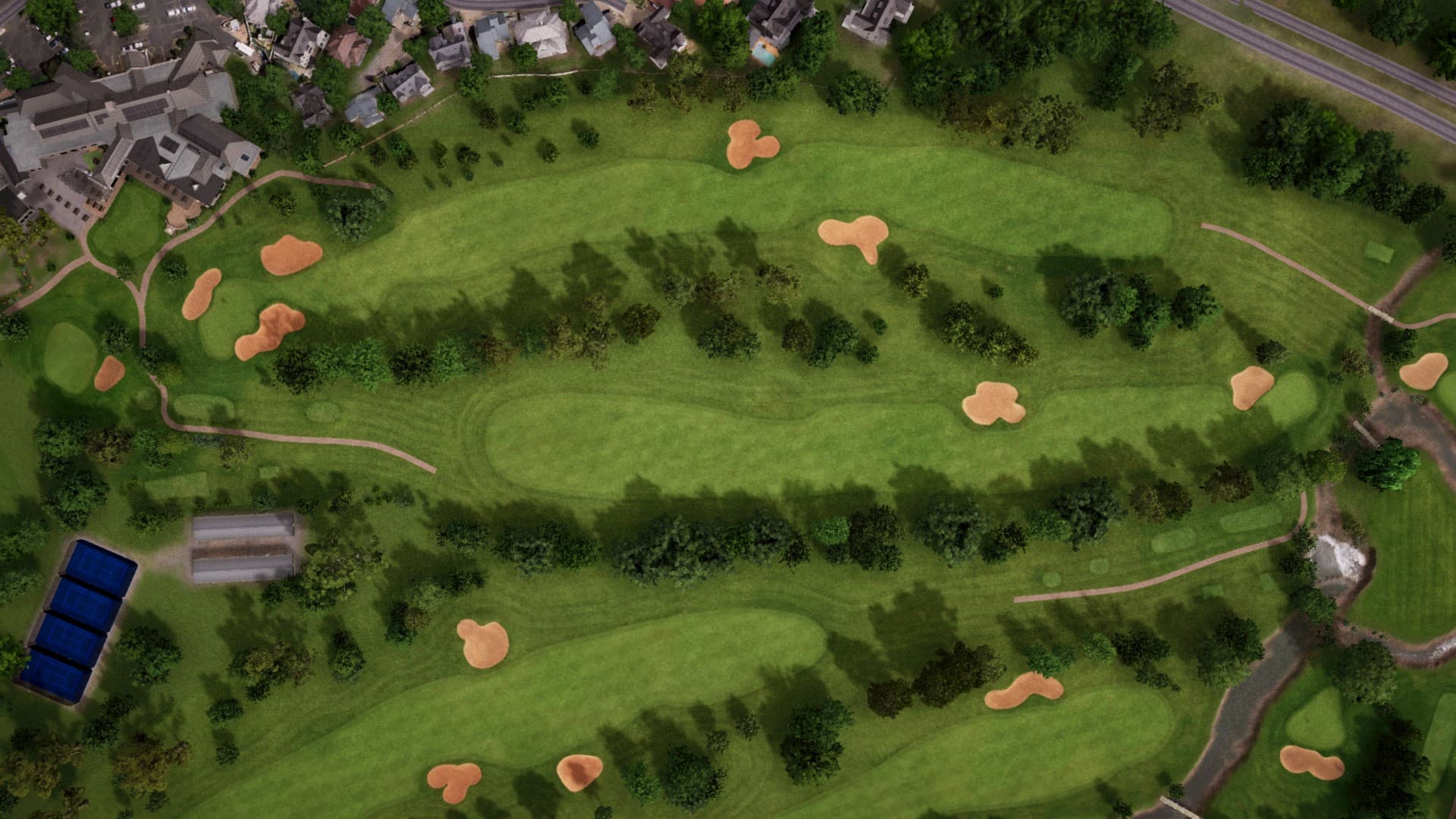 Hole 1 at Zwartkop CC